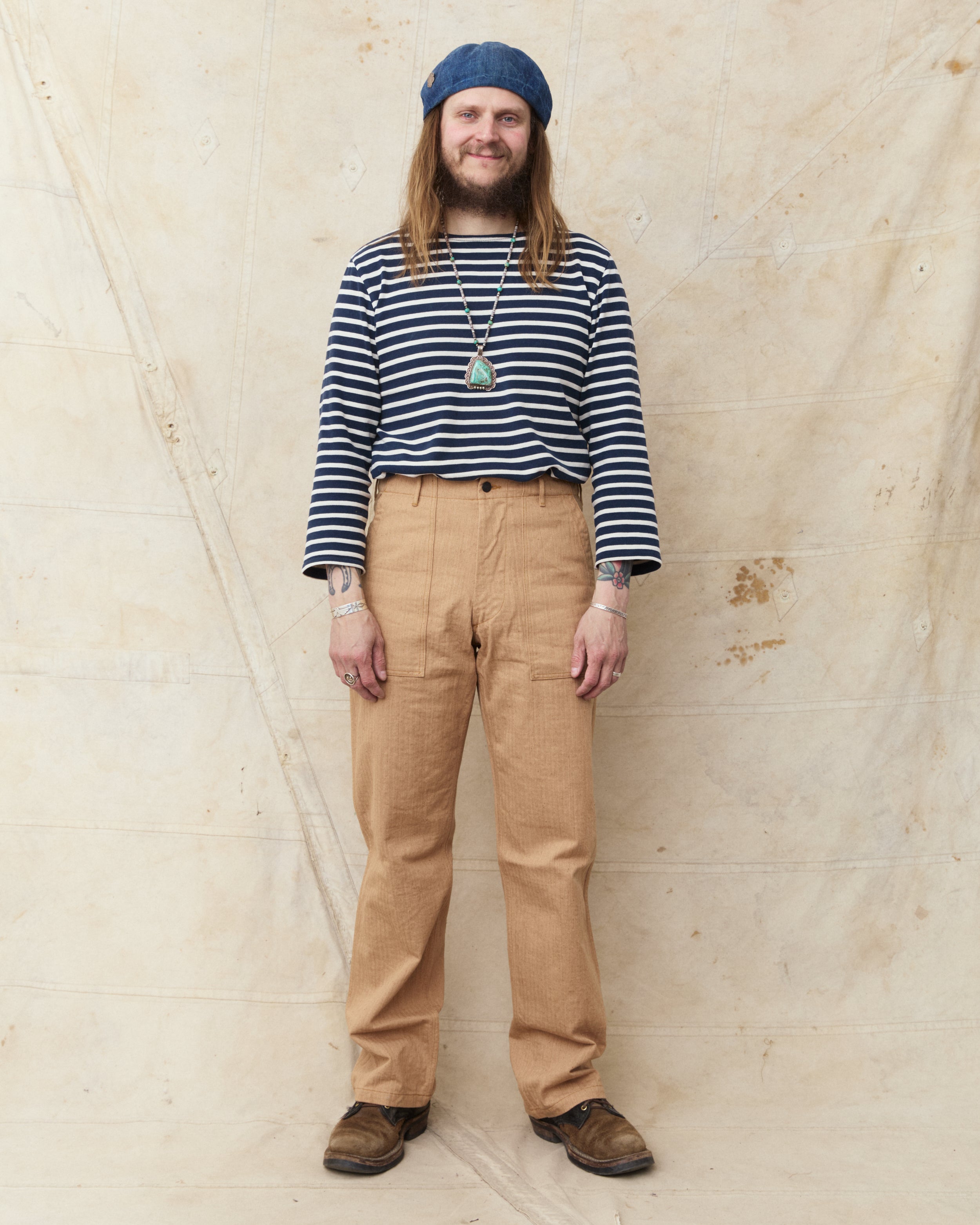 Studio D'artisan & Sa. Fox Cotton Baker Pants 1917 – Second Sunrise