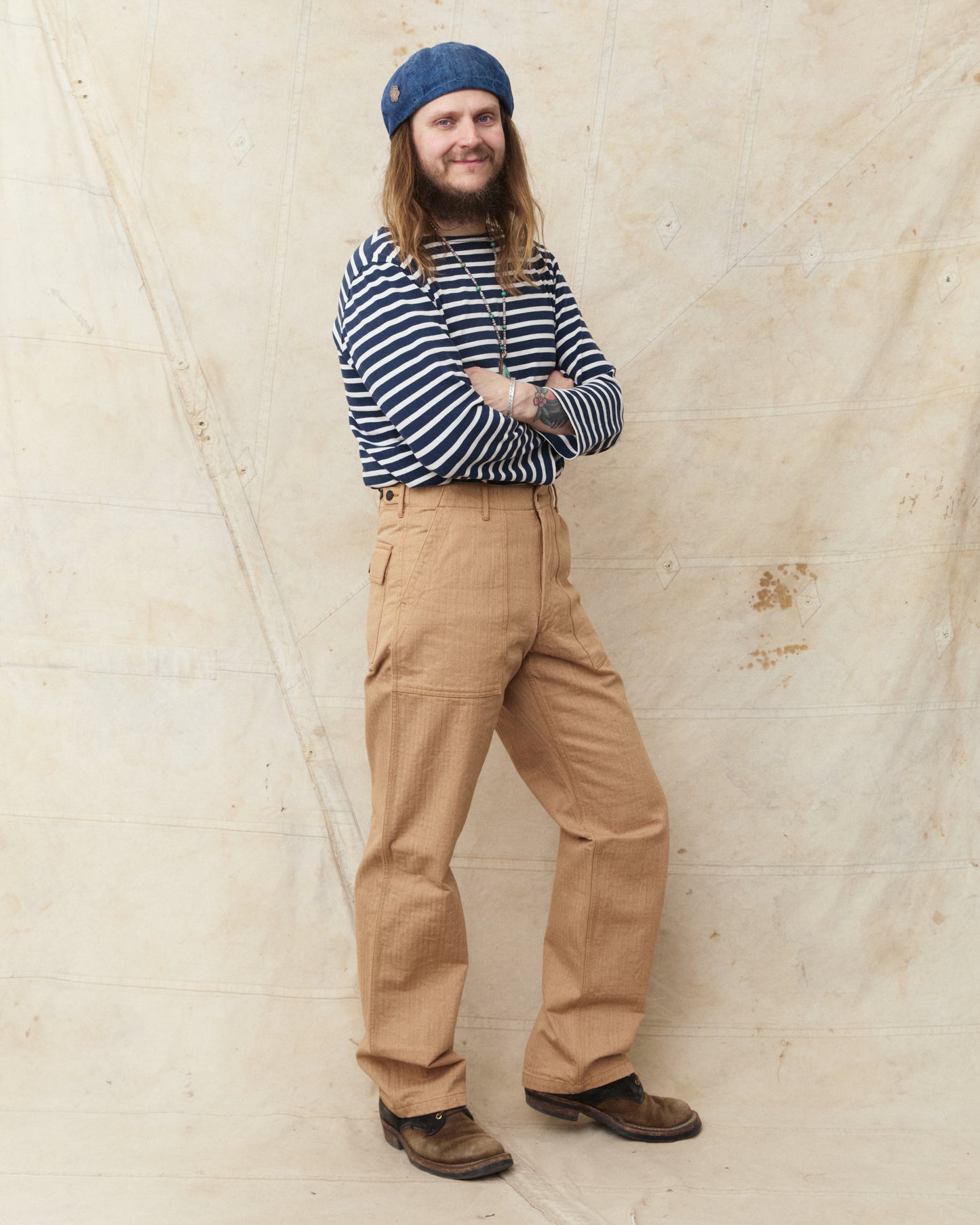 Studio D'artisan & Sa. Fox Cotton Baker Pants 1917