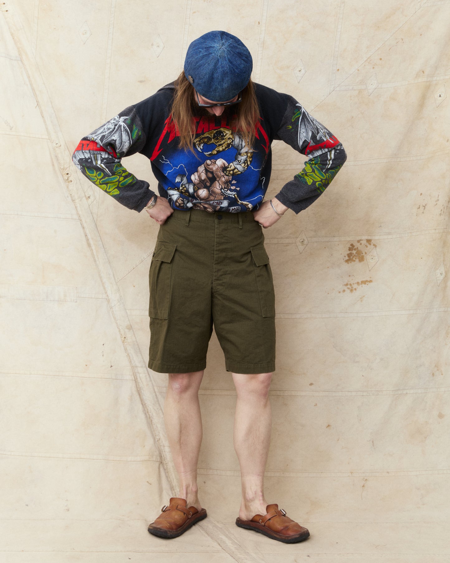 OrSlow 03-7250-76K U.S Army 2 Pocket Cargo Shorts
