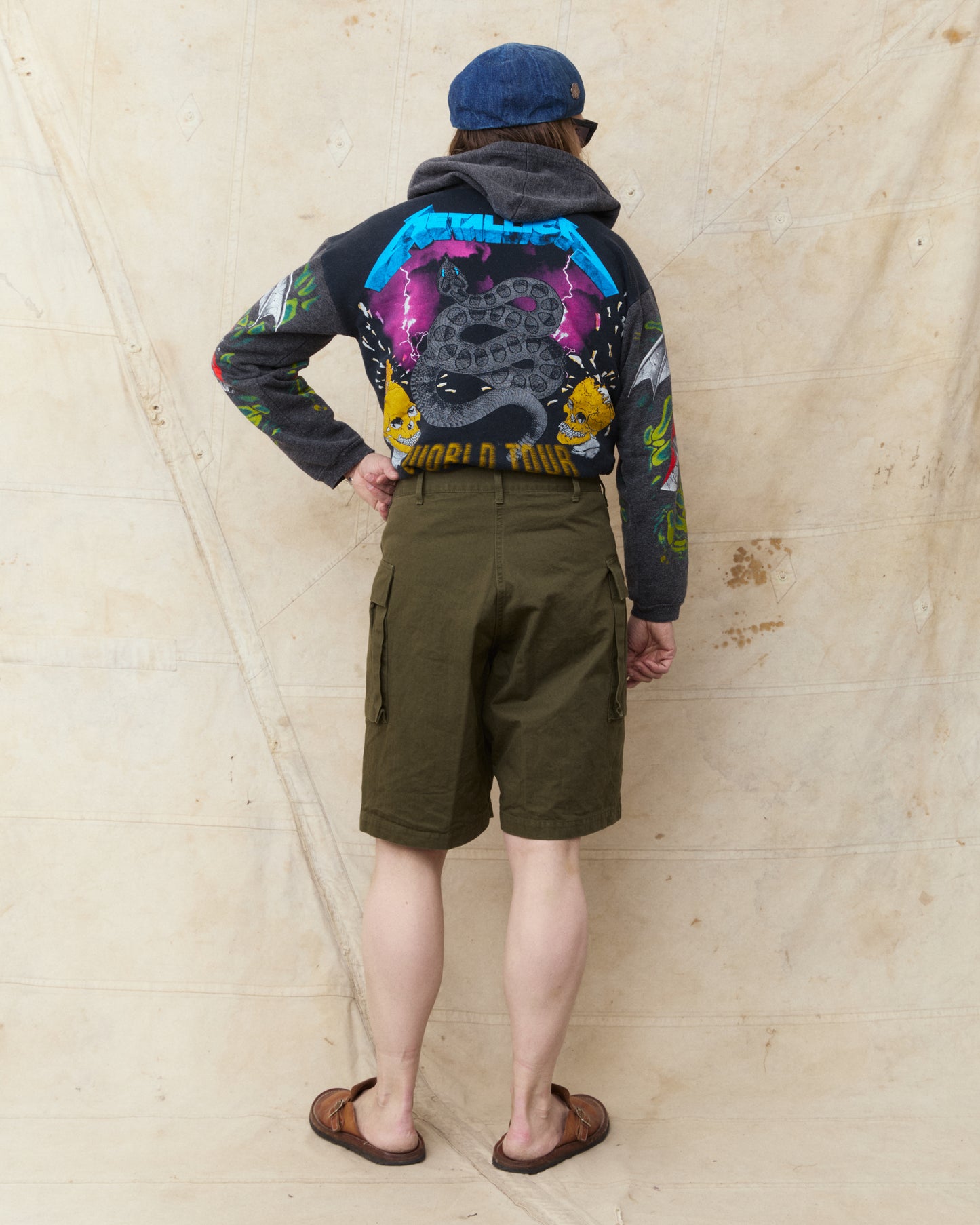 OrSlow 03-7250-76K U.S Army 2 Pocket Cargo Shorts