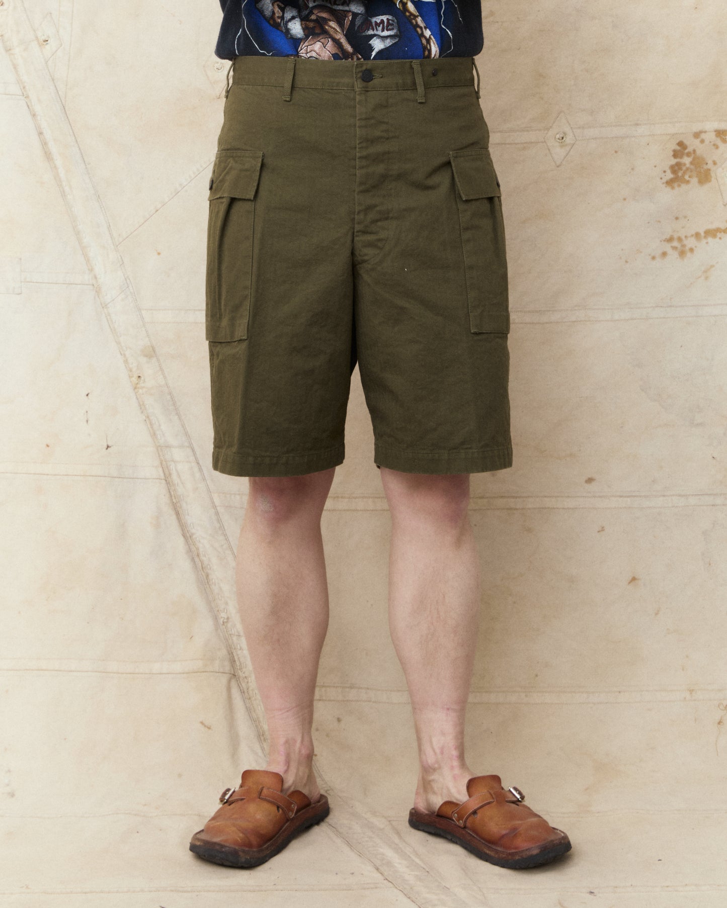 OrSlow 03-7250-76K U.S Army 2 Pocket Cargo Shorts