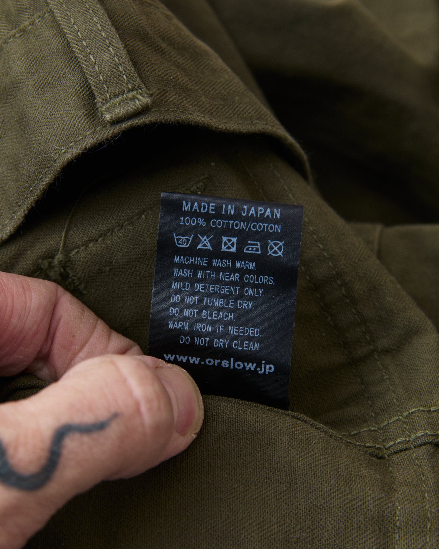 OrSlow 03-7250-76K U.S Army 2 Pocket Cargo Shorts