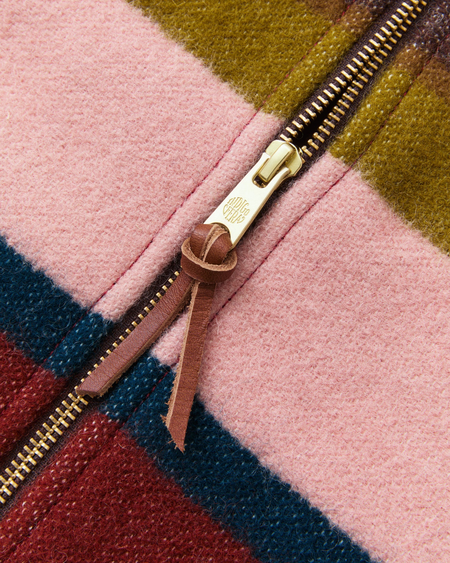Indigofera Catskill Vest Striped Wool Blanket