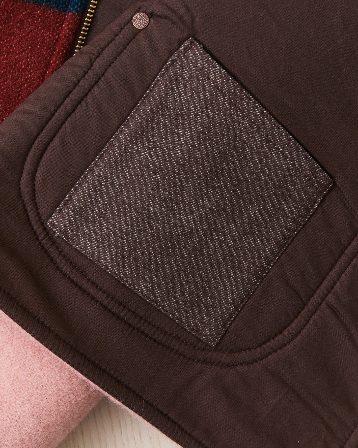 Indigofera Catskill Vest Striped Wool Blanket