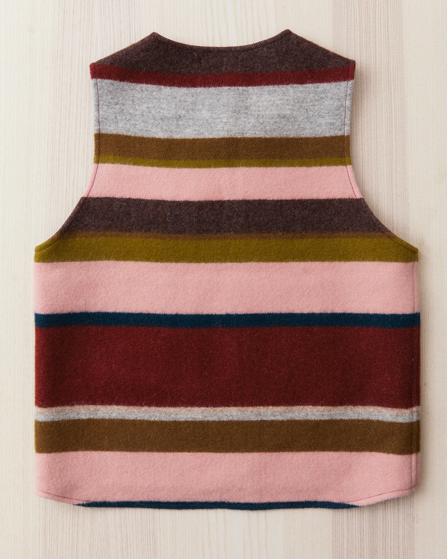 Indigofera Catskill Vest Striped Wool Blanket