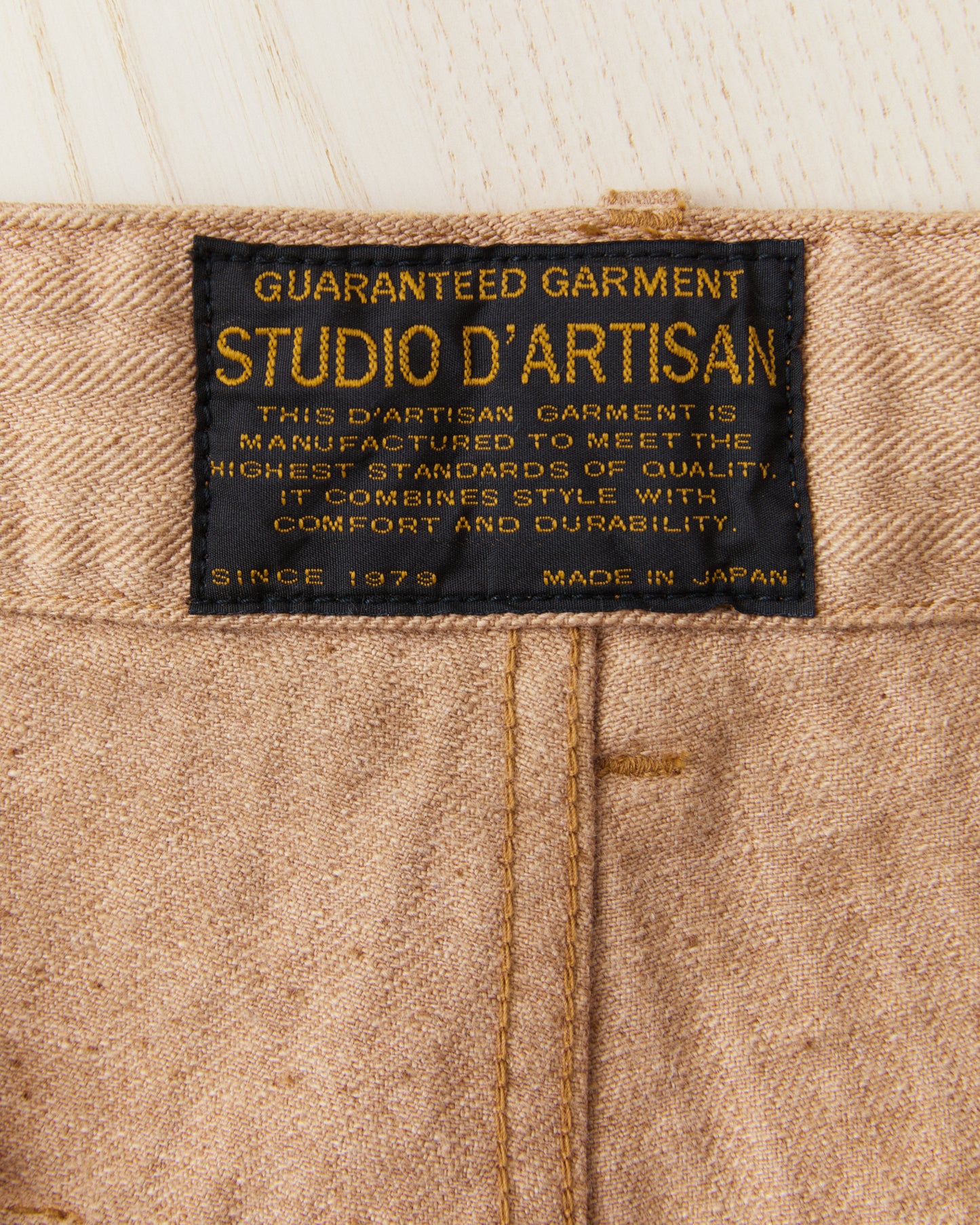 Studio D'artisan & Sa. Fox Cotton Baker Pants 1917