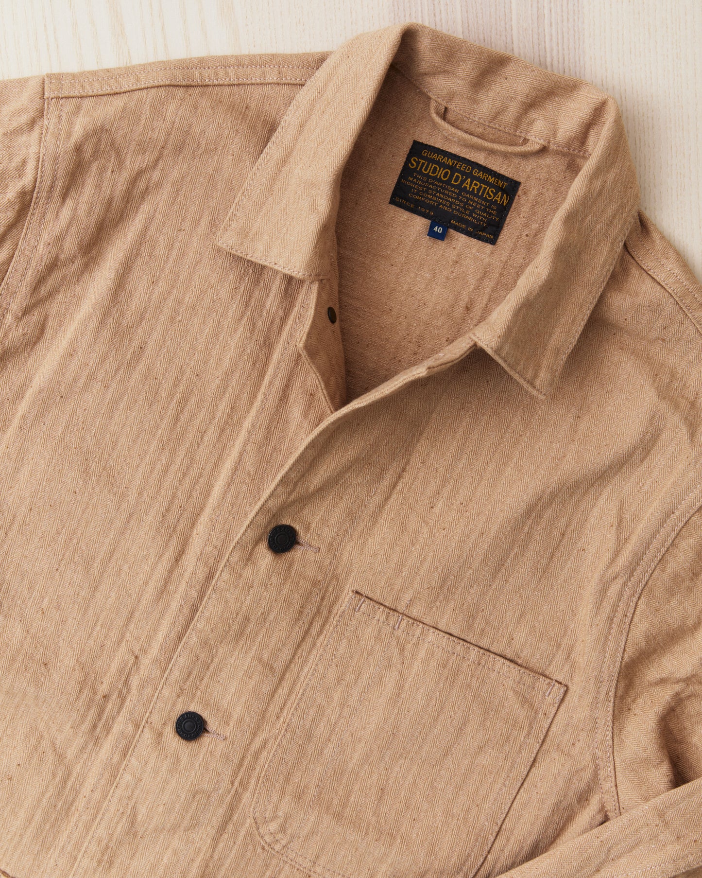Studio D'artisan & Sa. Fox Cotton Military Work Coat 4638