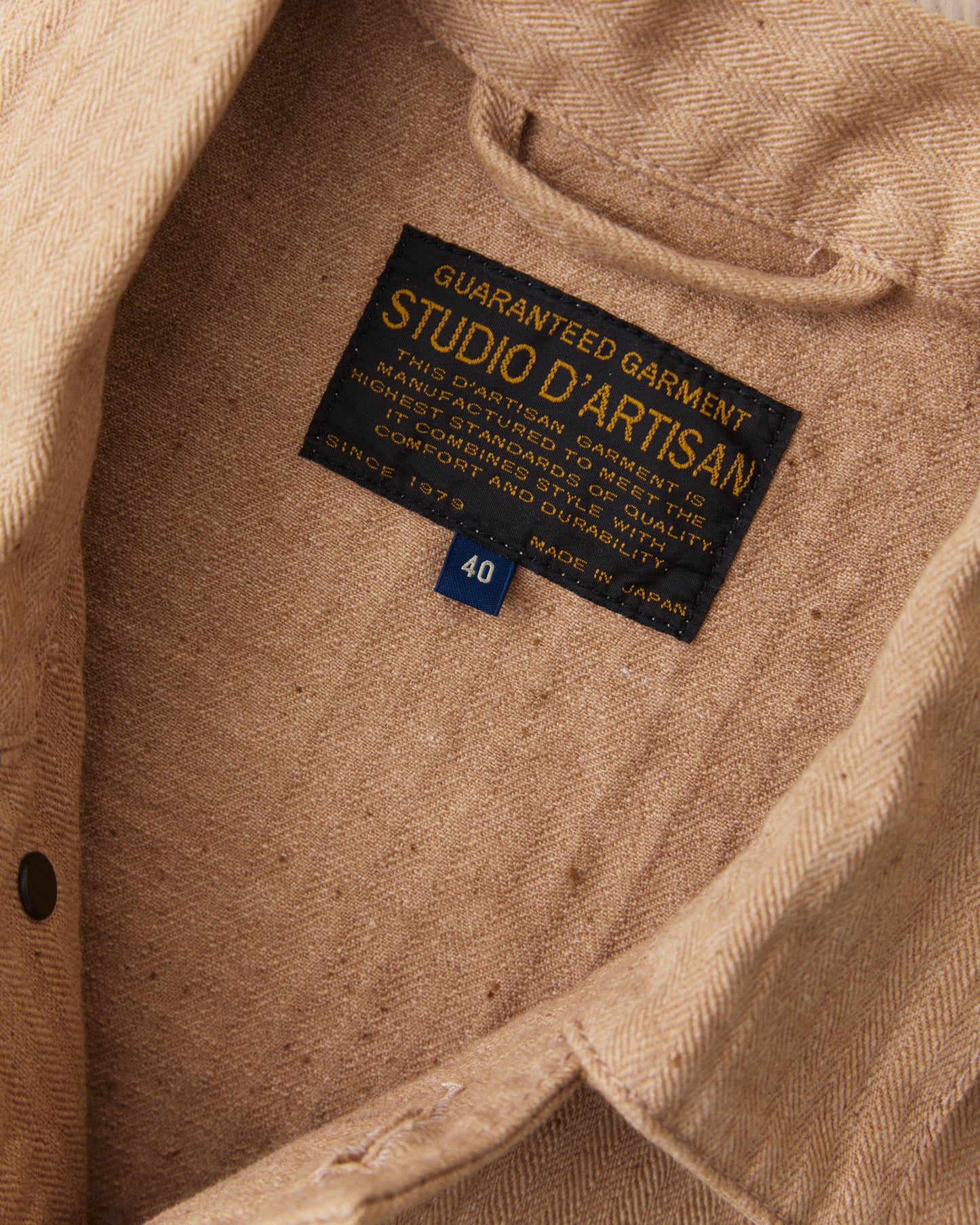 Studio D'artisan & Sa. Fox Cotton Military Work Coat 4638