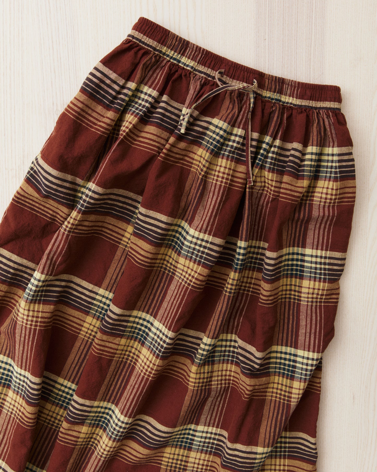 OrSlow 00-4003-C53K Original Check Gathered Skirt
