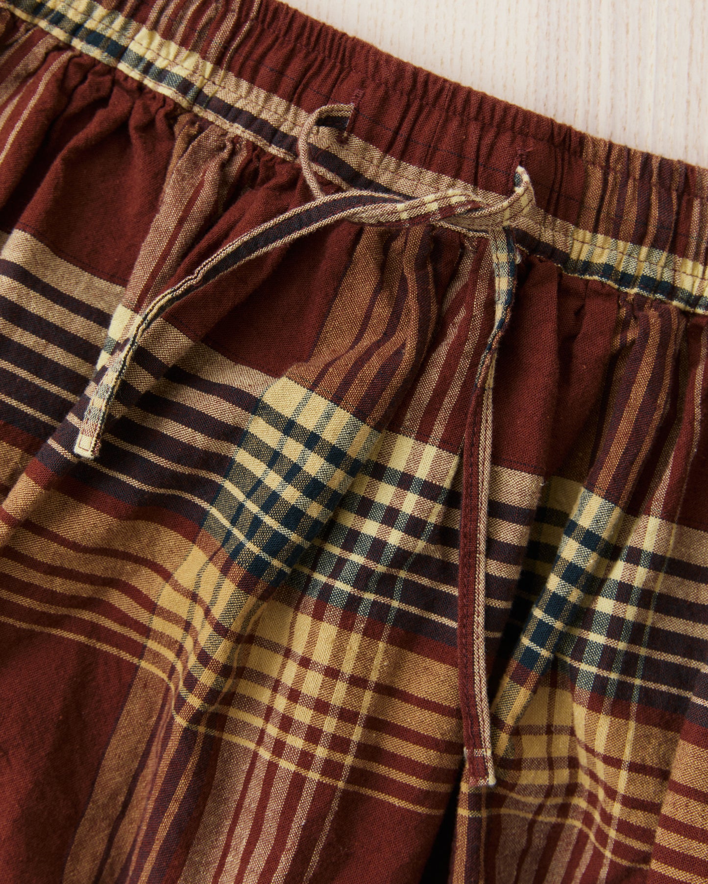 OrSlow 00-4003-C53K Original Check Gathered Skirt