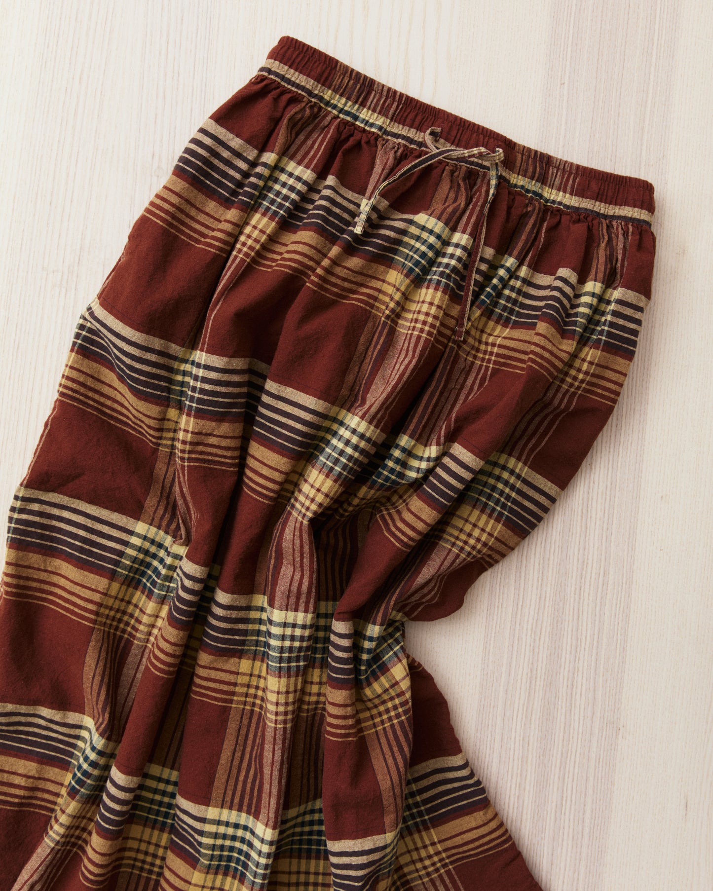 OrSlow 00-4003-C53K Original Check Gathered Skirt