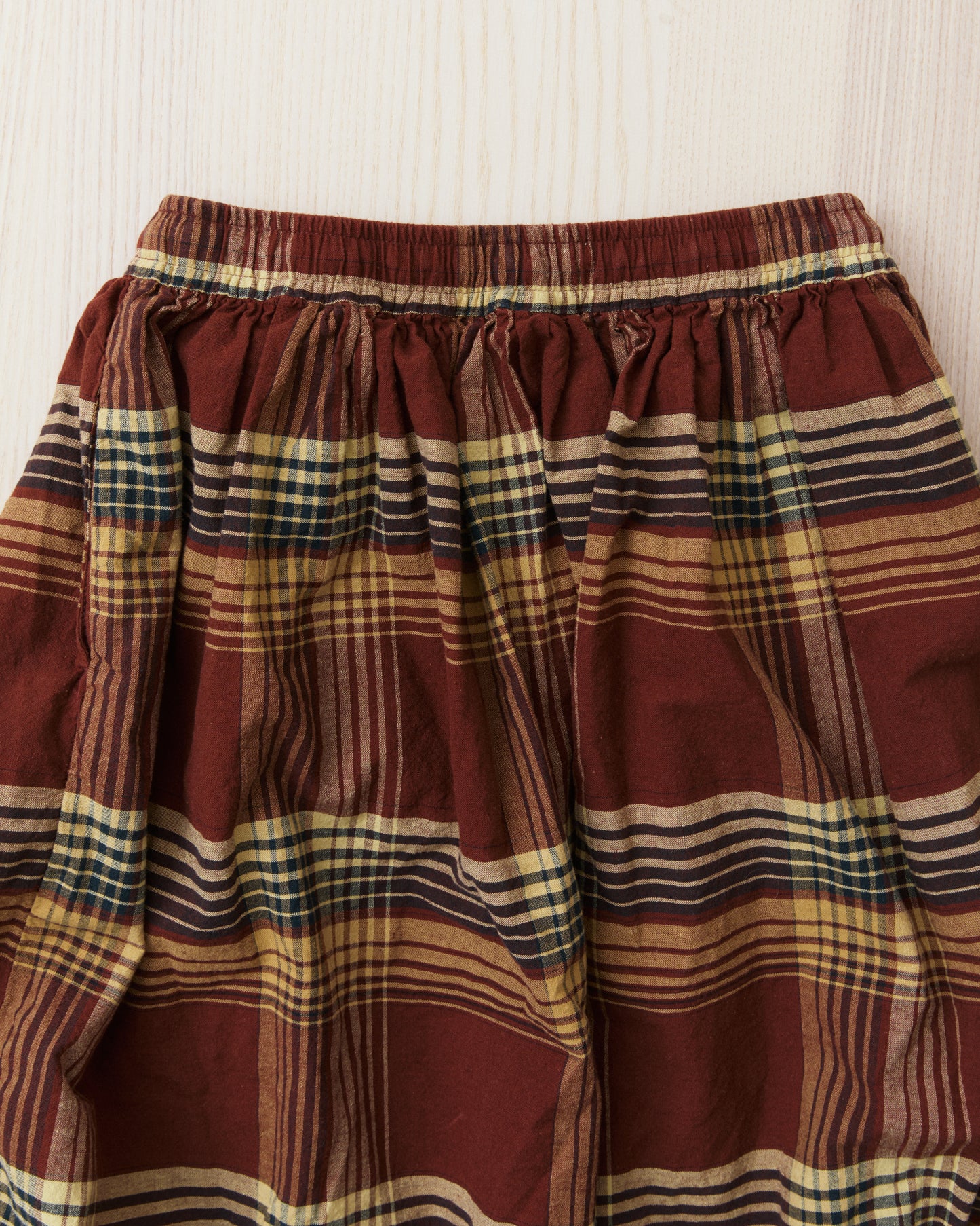 OrSlow 00-4003-C53K Original Check Gathered Skirt