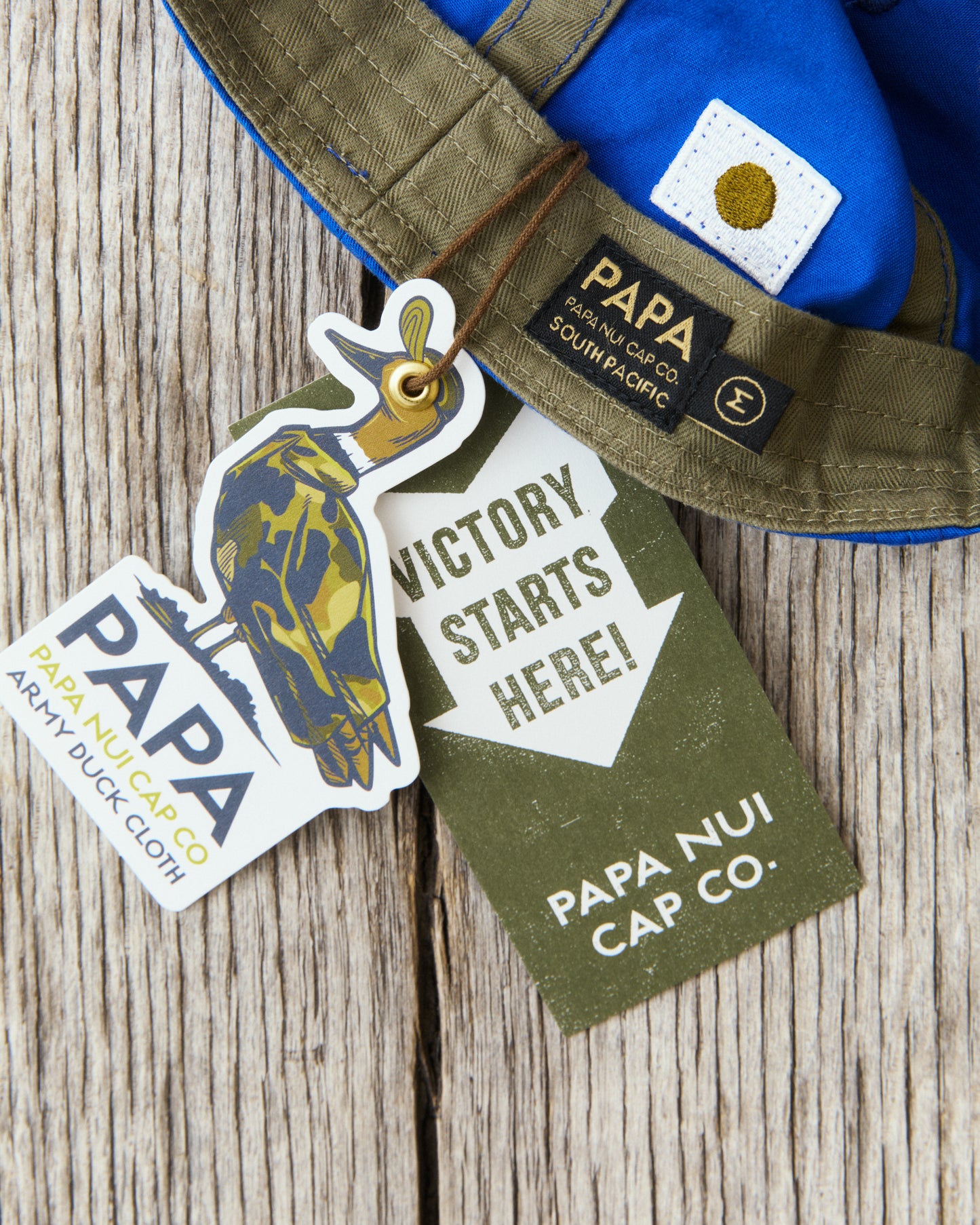 Papa Nui Cap Co. Nassau Cap Caribbean Blue