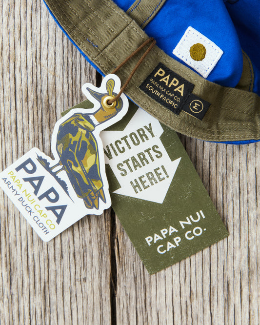 Papa Nui Cap Co. Nassau Cap Caribbean Blue