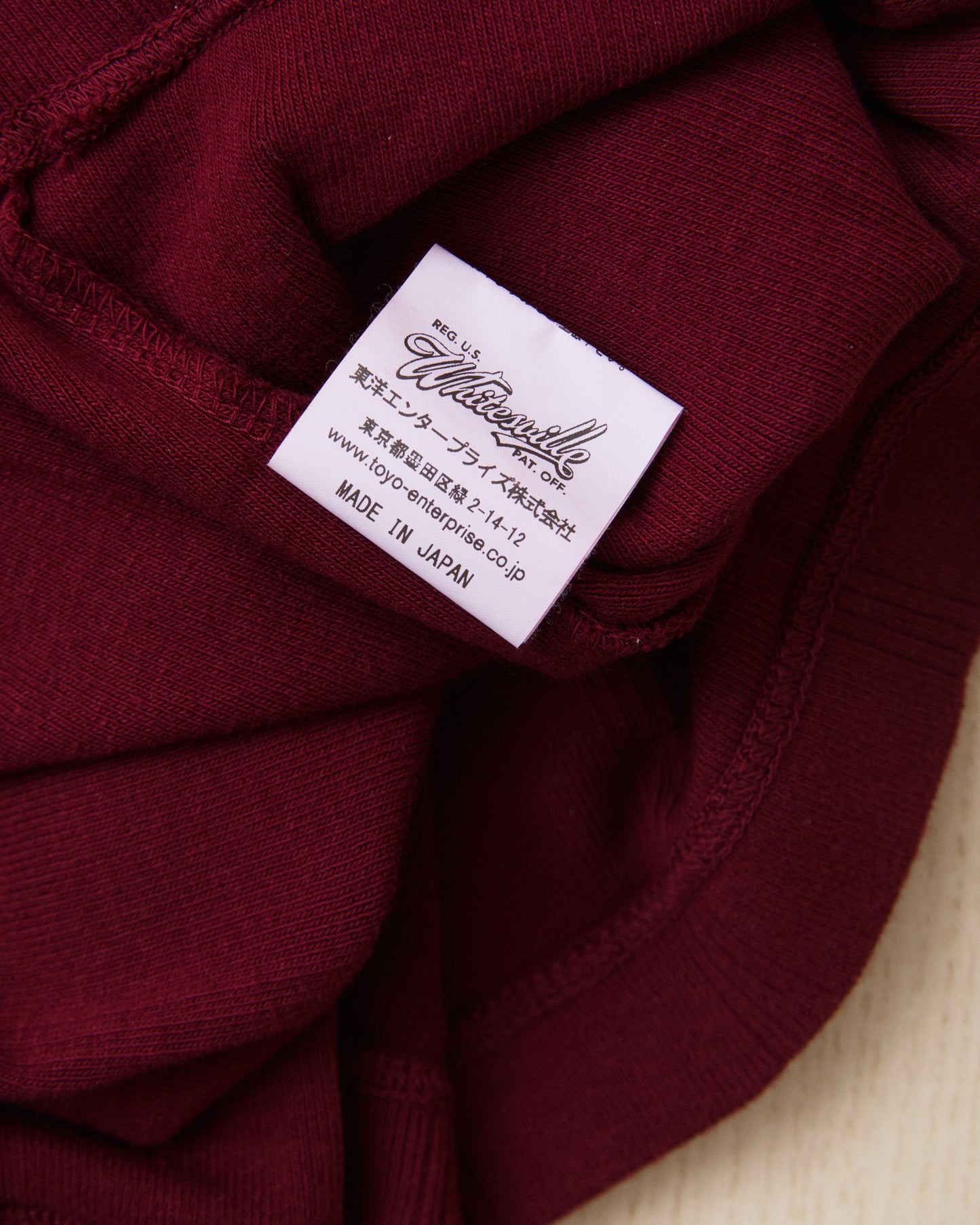 Whitesville WV79680-170 Short Sleeve Ribbed Henley Shirt Wine