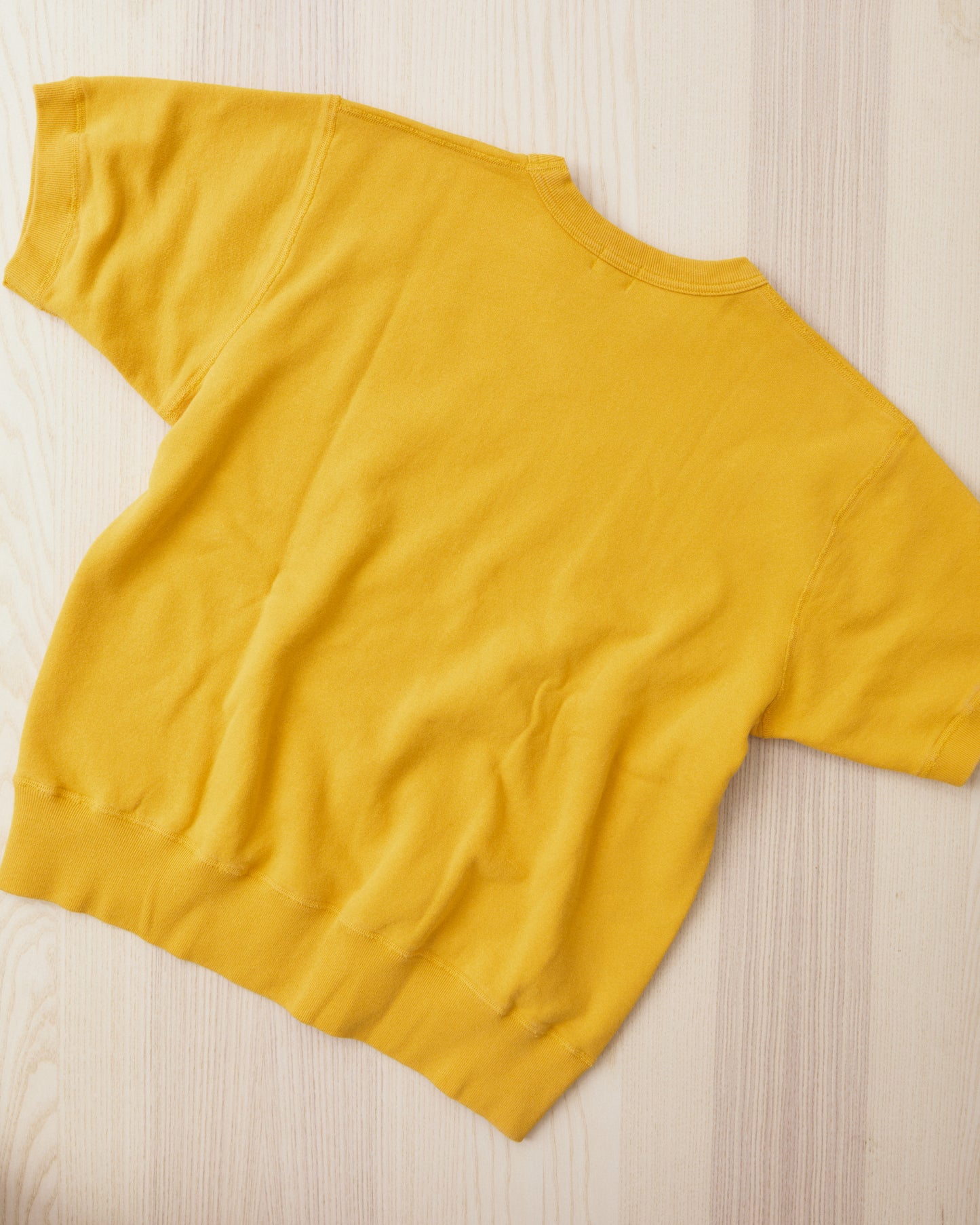 Whitesville WV79689 Short Sleeve Sweatshirt Yellow