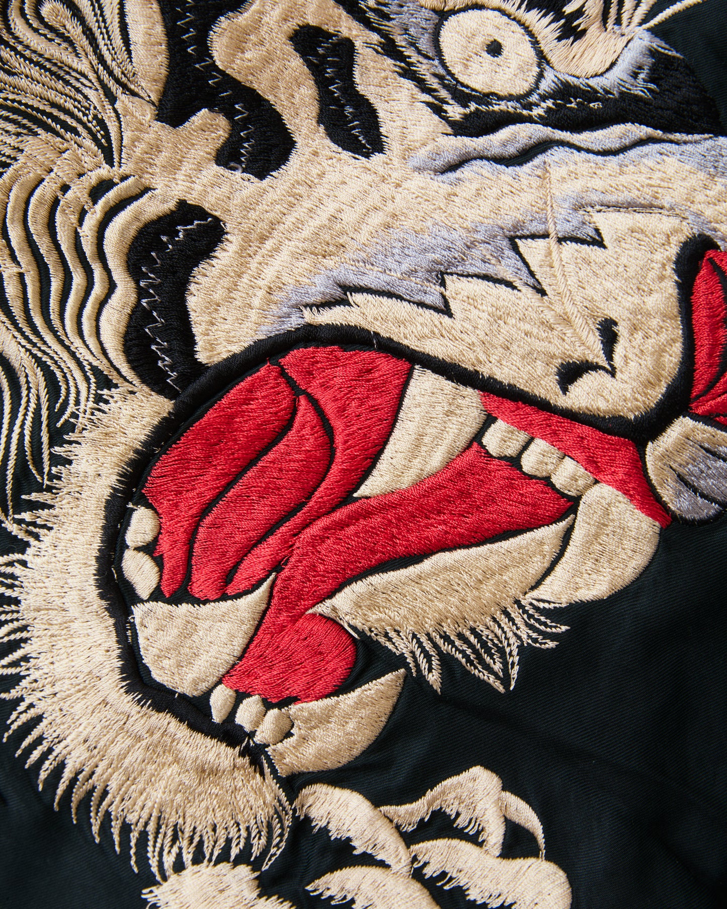 Tailor Toyo TT15878 Mid 1950s Style Acetate Souvenir Jacket "Tiger Head" X "Chevy Lover" Aging Model