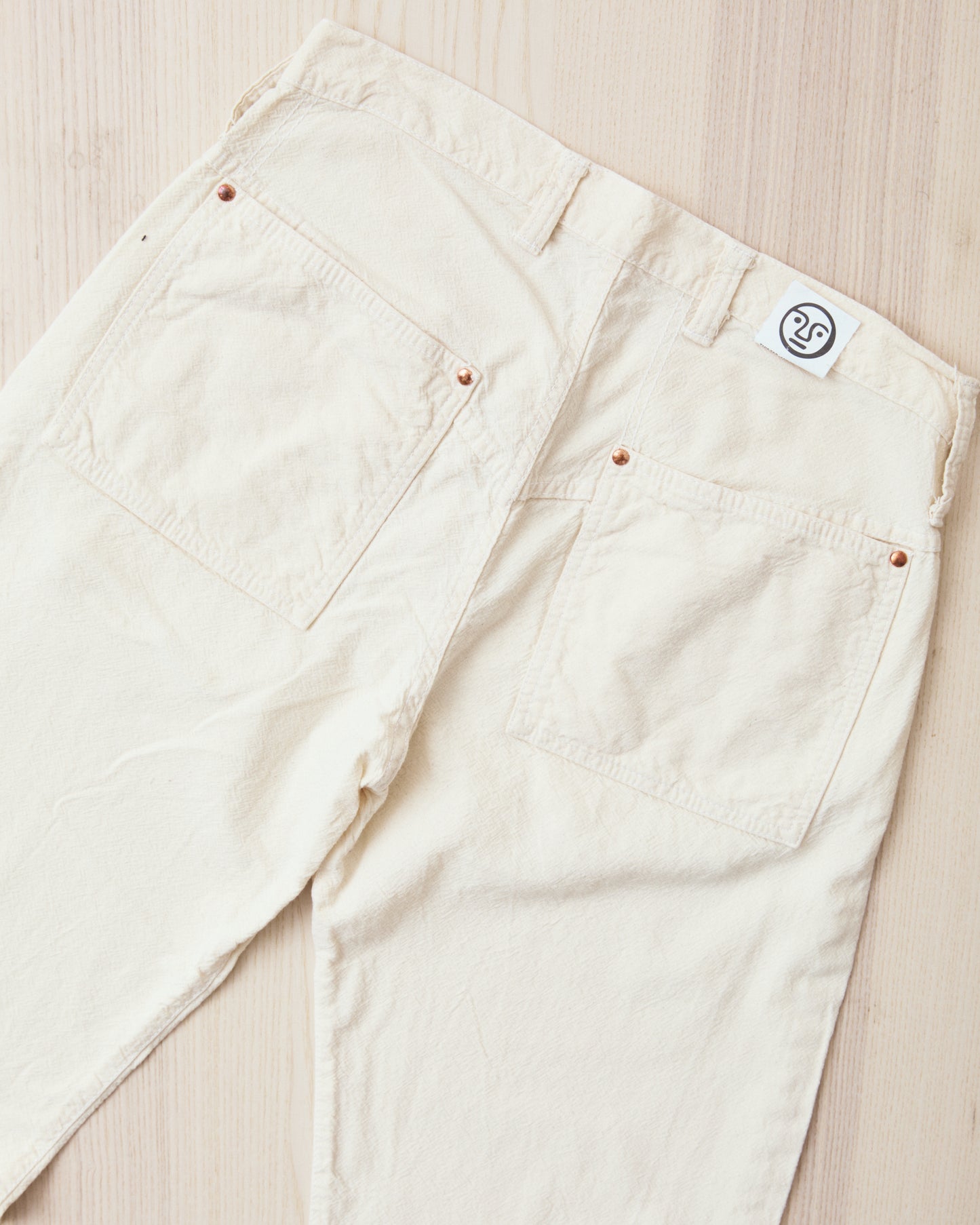 Second Hand Tender Type 132 Lightweight Trousers Ecru Size 2 / S