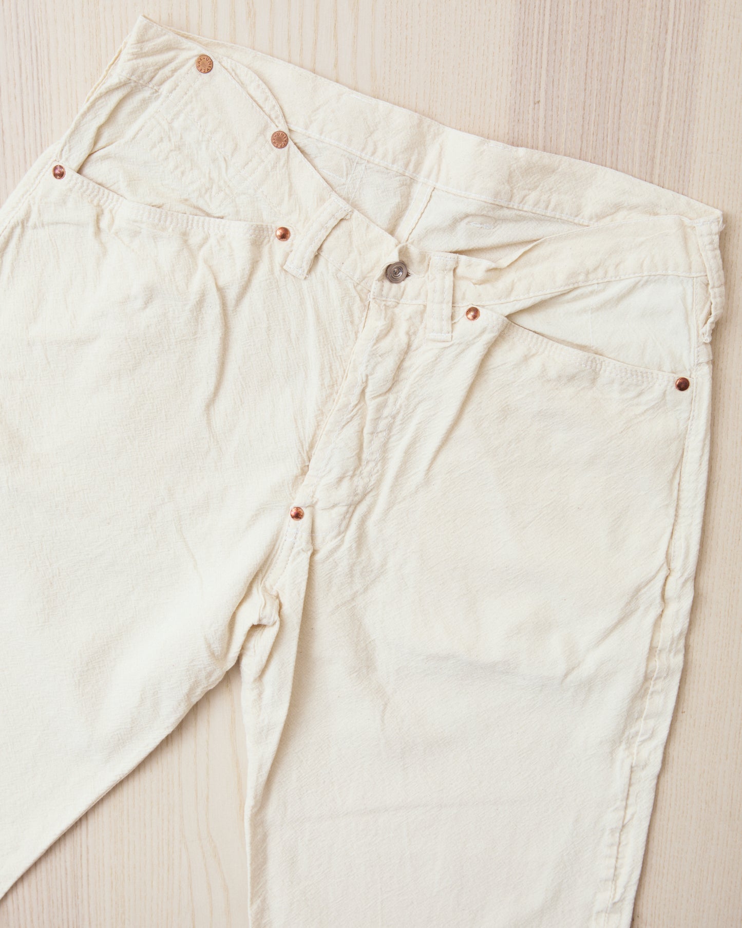 Second Hand Tender Type 132 Lightweight Trousers Ecru Size 2 / S