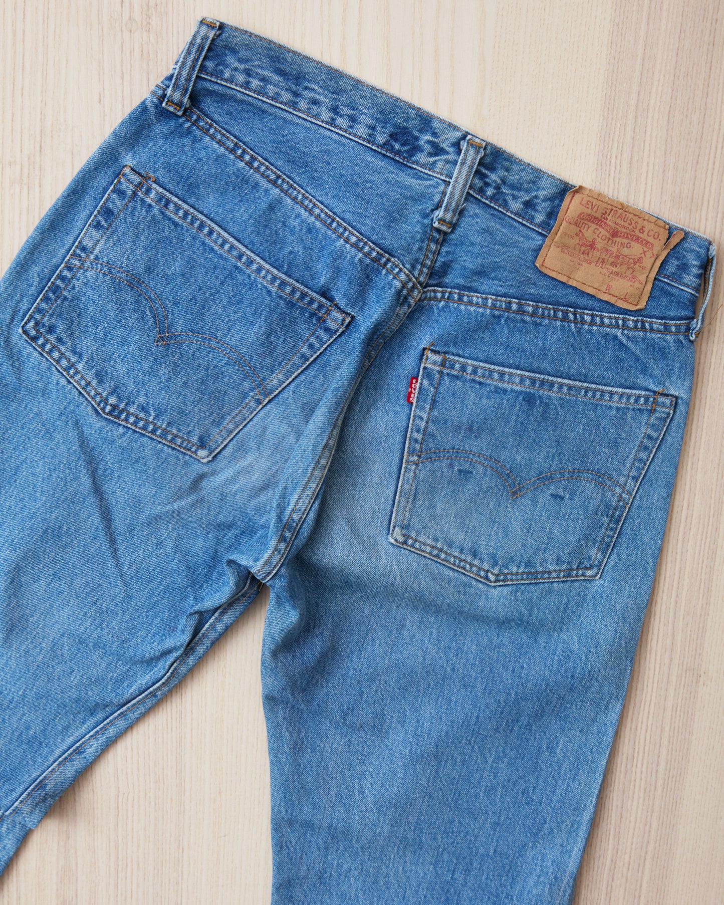 Vintage Original Late 1970 Levi's 501 Red Line Selvedge Jeans W 32