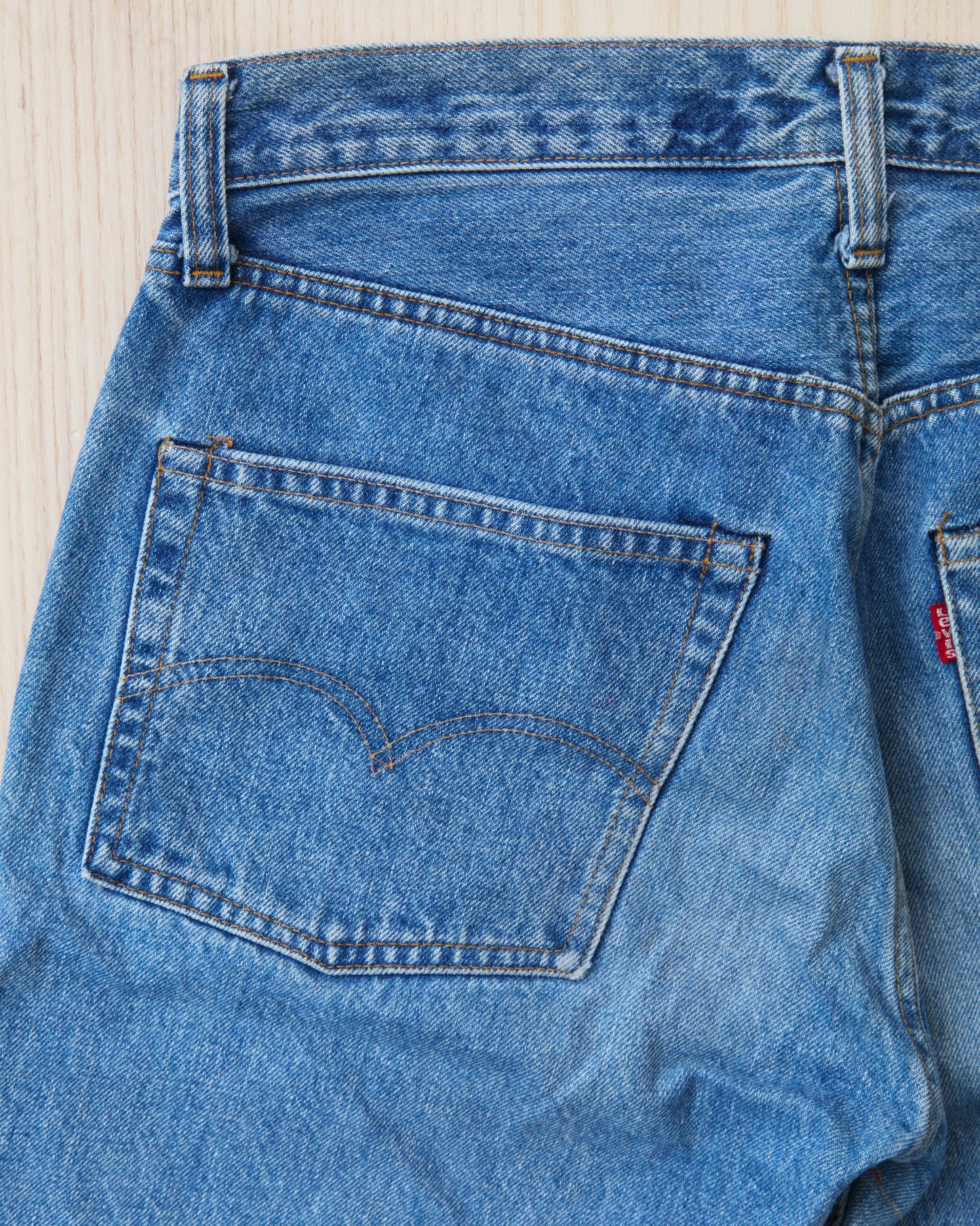 Vintage Original Late 1970 Levi's 501 Red Line Selvedge Jeans W 32