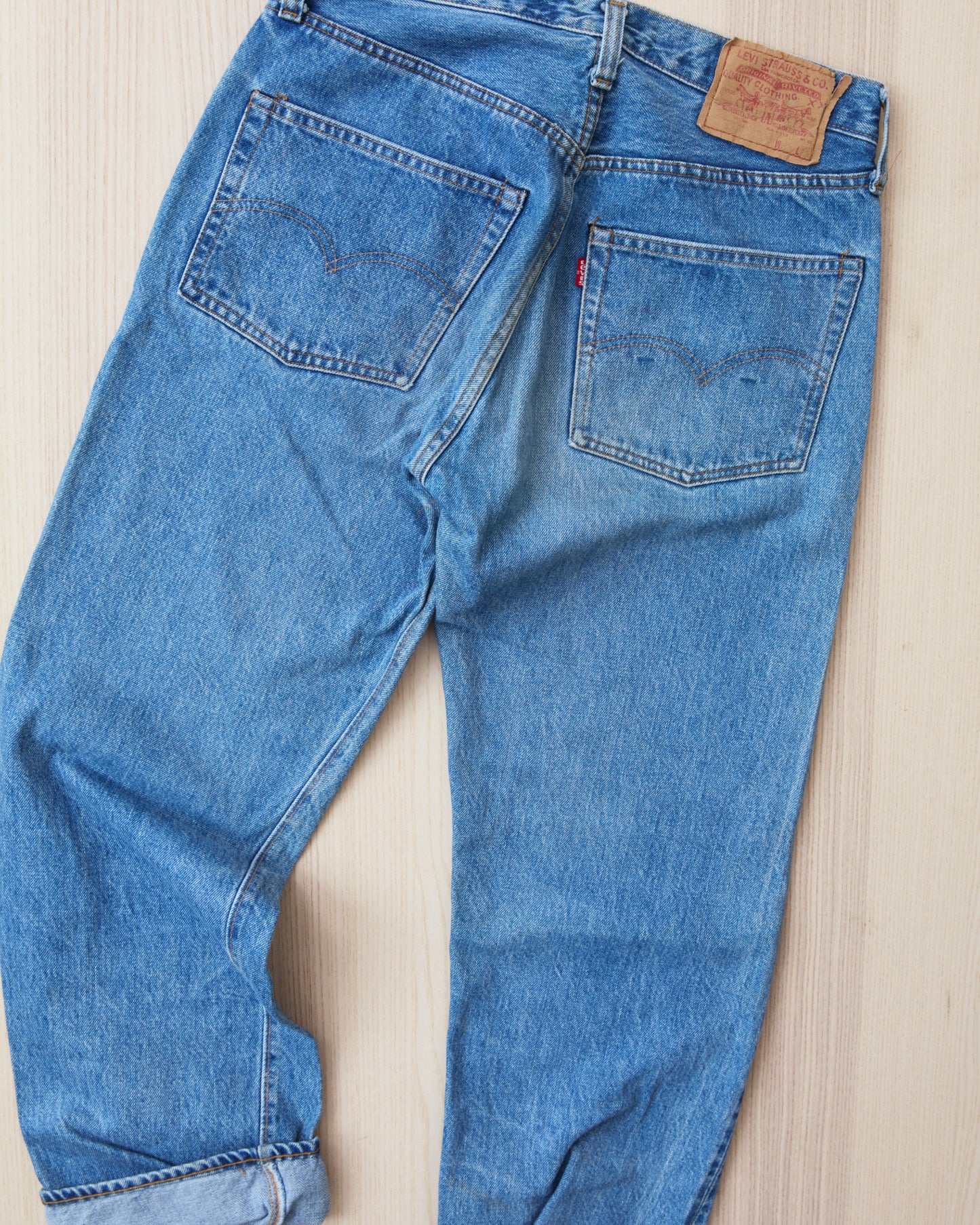 Vintage Original Late 1970 Levi's 501 Red Line Selvedge Jeans W 32
