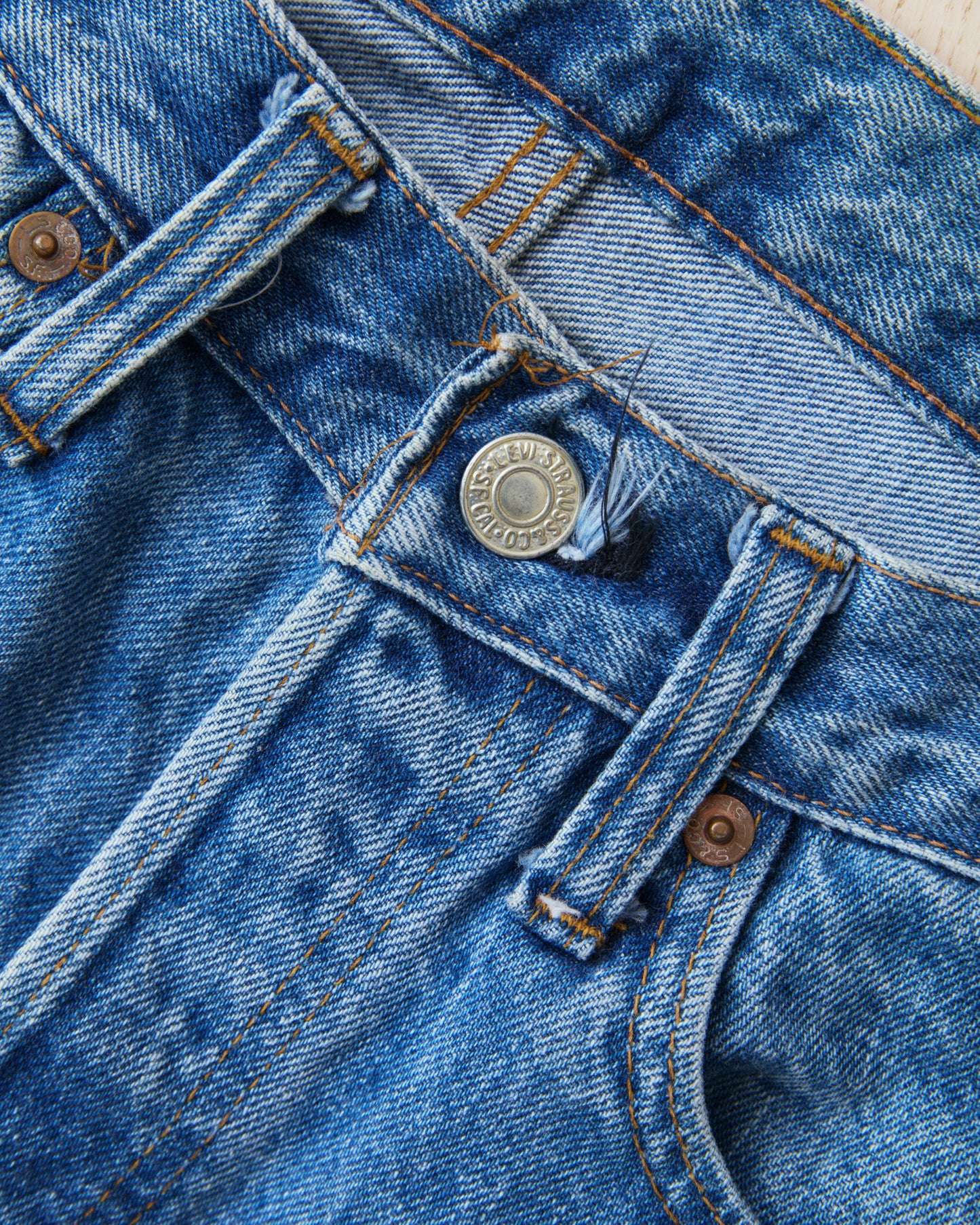 Vintage Original Late 1970 Levi's 501 Red Line Selvedge Jeans W 32