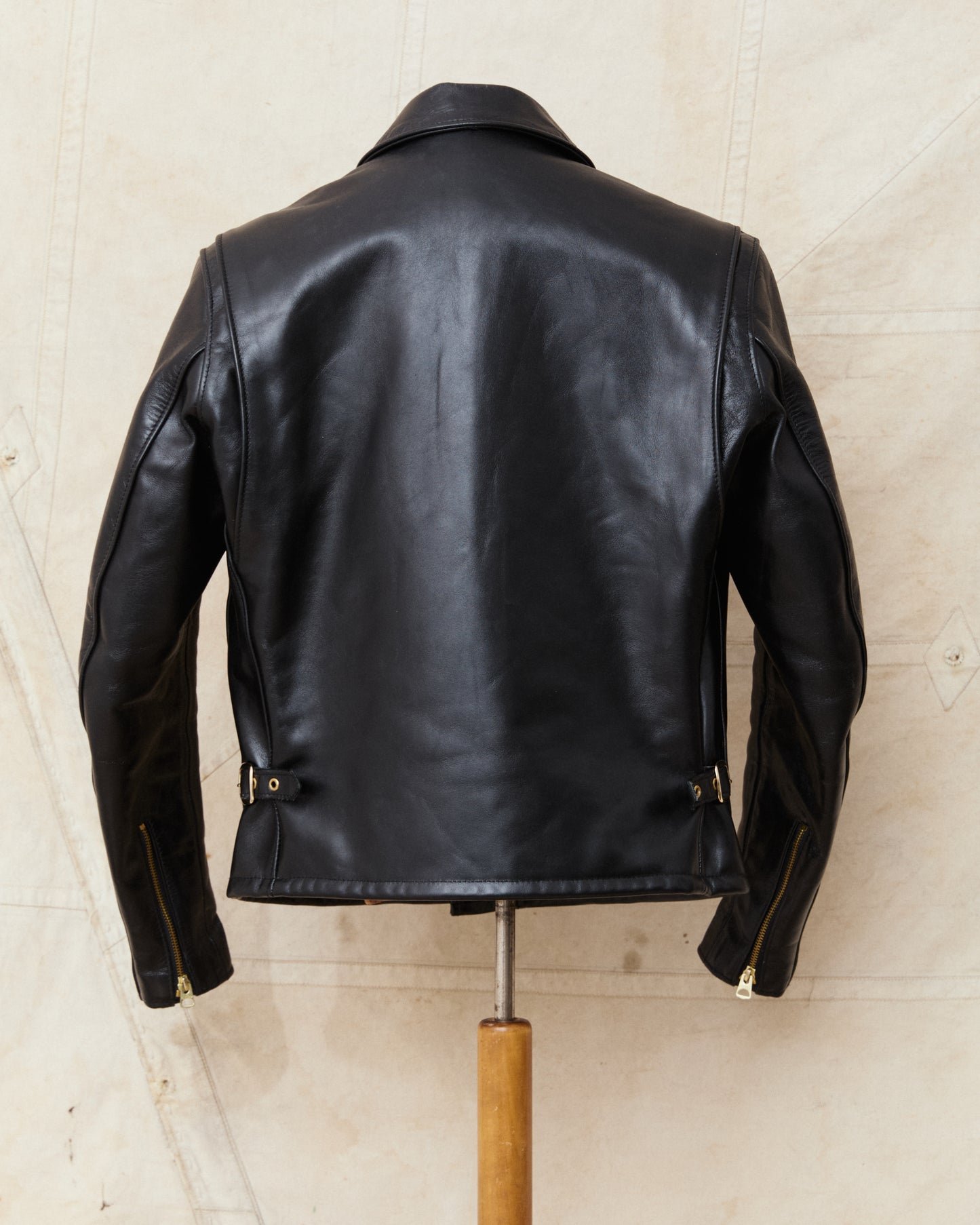Second Hand Schott Perfecto 689H Classic Horsehide Split Collar Motorcycle Jacket Size 38