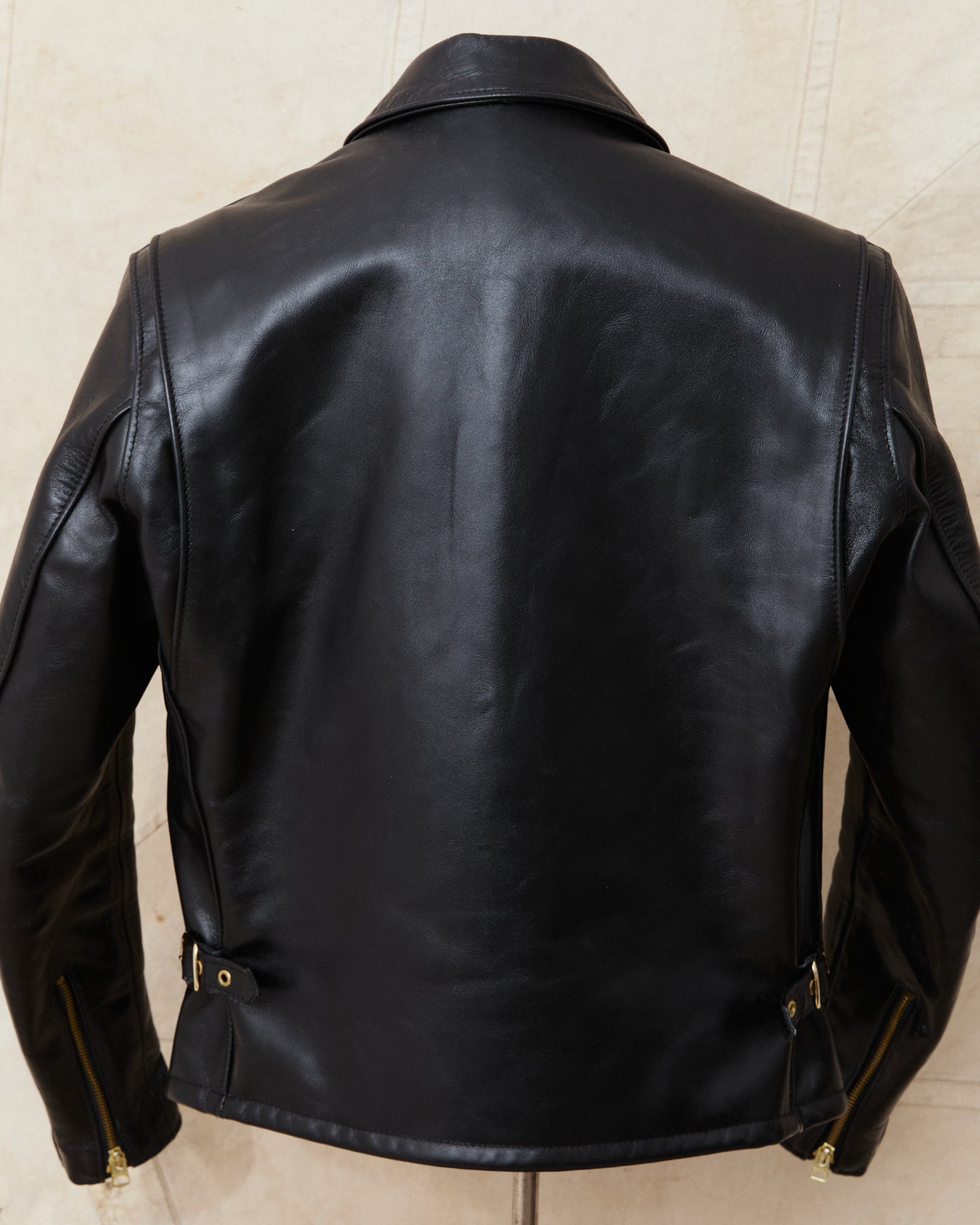 Second Hand Schott Perfecto 689H Classic Horsehide Split Collar Motorcycle Jacket Size 38