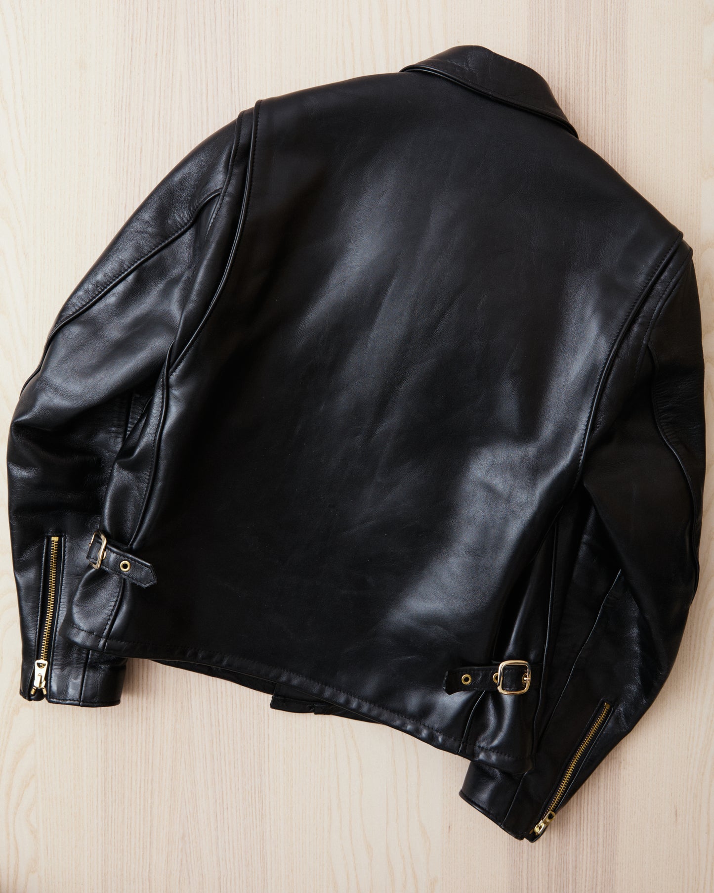 Second Hand Schott Perfecto 689H Classic Horsehide Split Collar Motorcycle Jacket Size 38