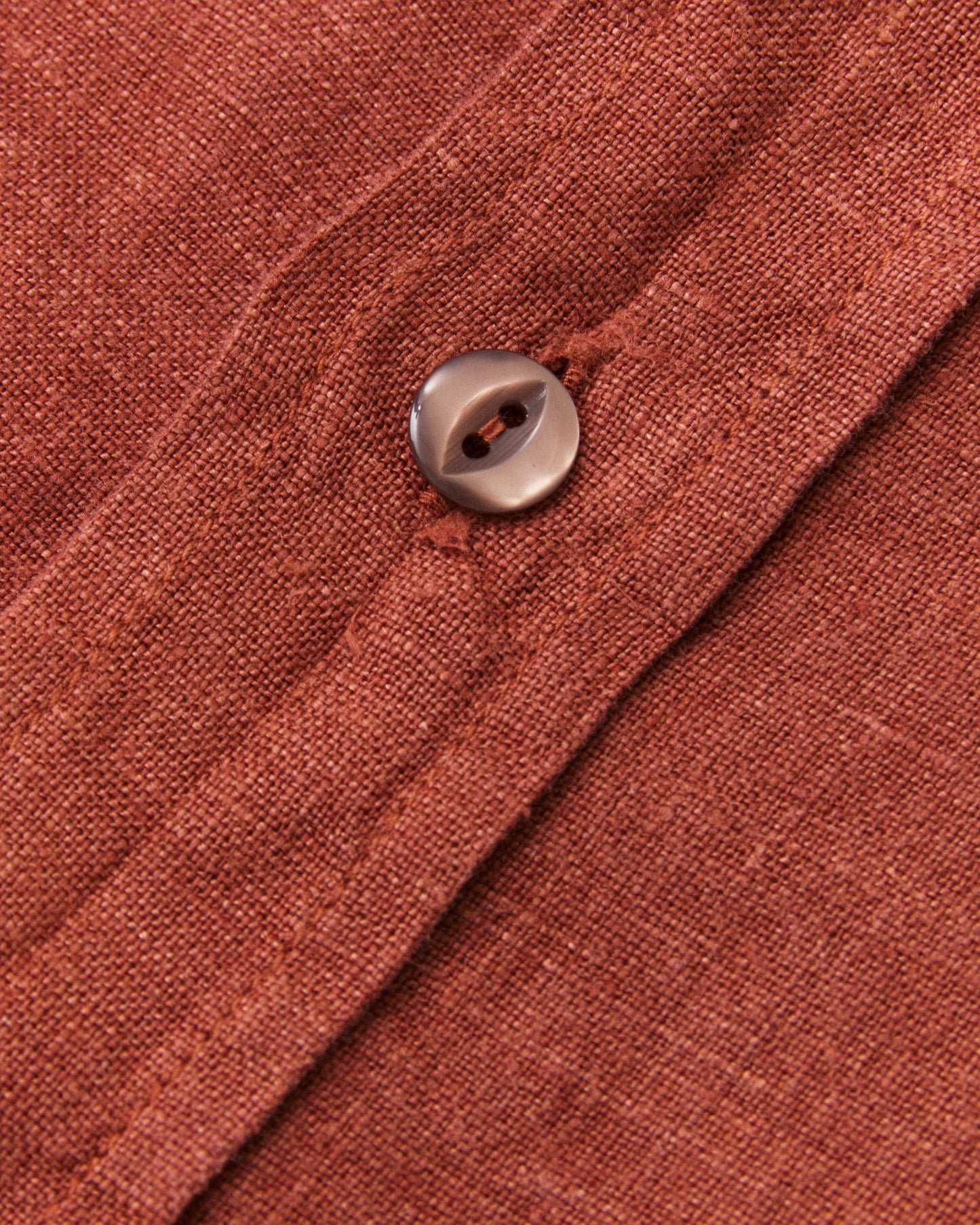 Indigofera Delray Shirt Linen Canvas Rust