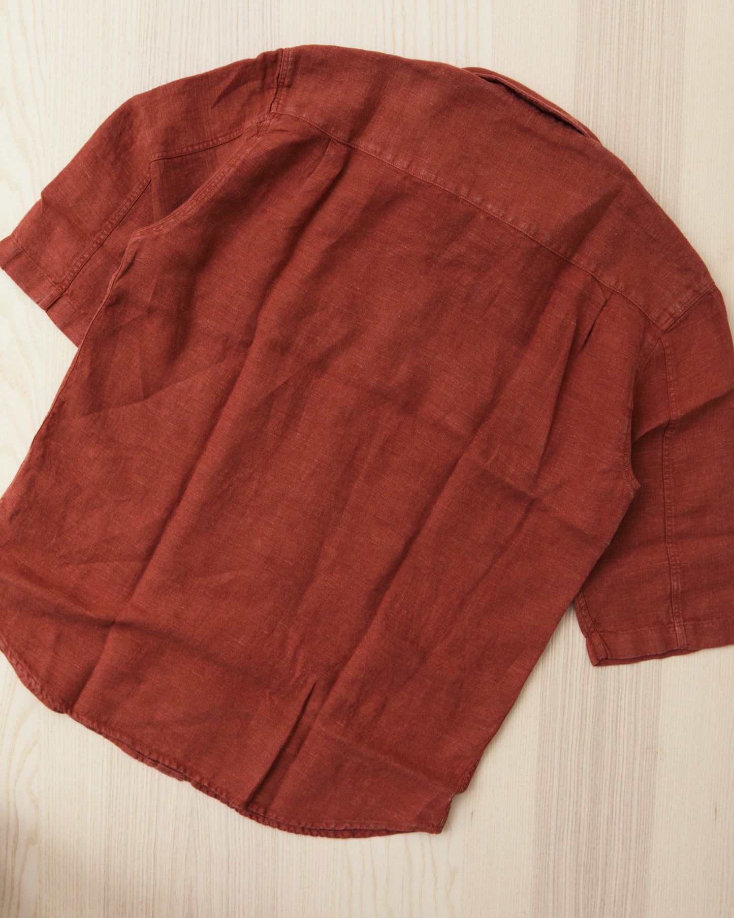 Indigofera Delray Shirt Linen Canvas Rust