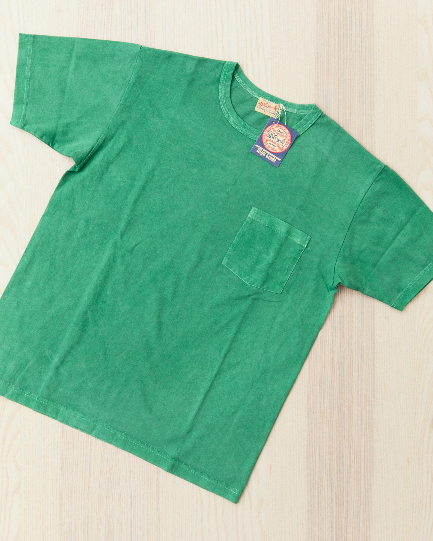 Whitesville Lot No. WV79531-144 Pigment Dye Pocket T-Shirt Green