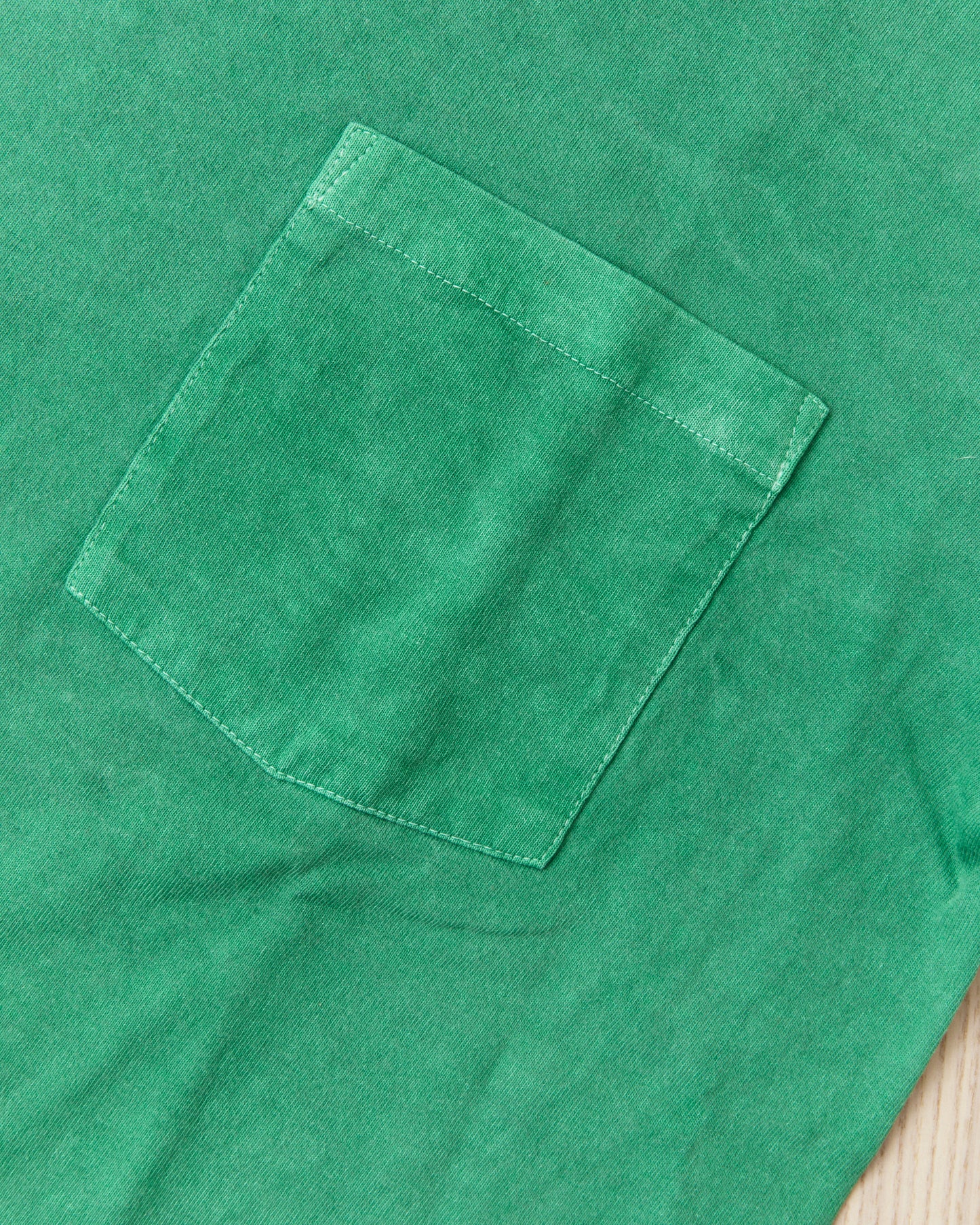 Whitesville Lot No. WV79531-144 Pigment Dye Pocket T-Shirt Green