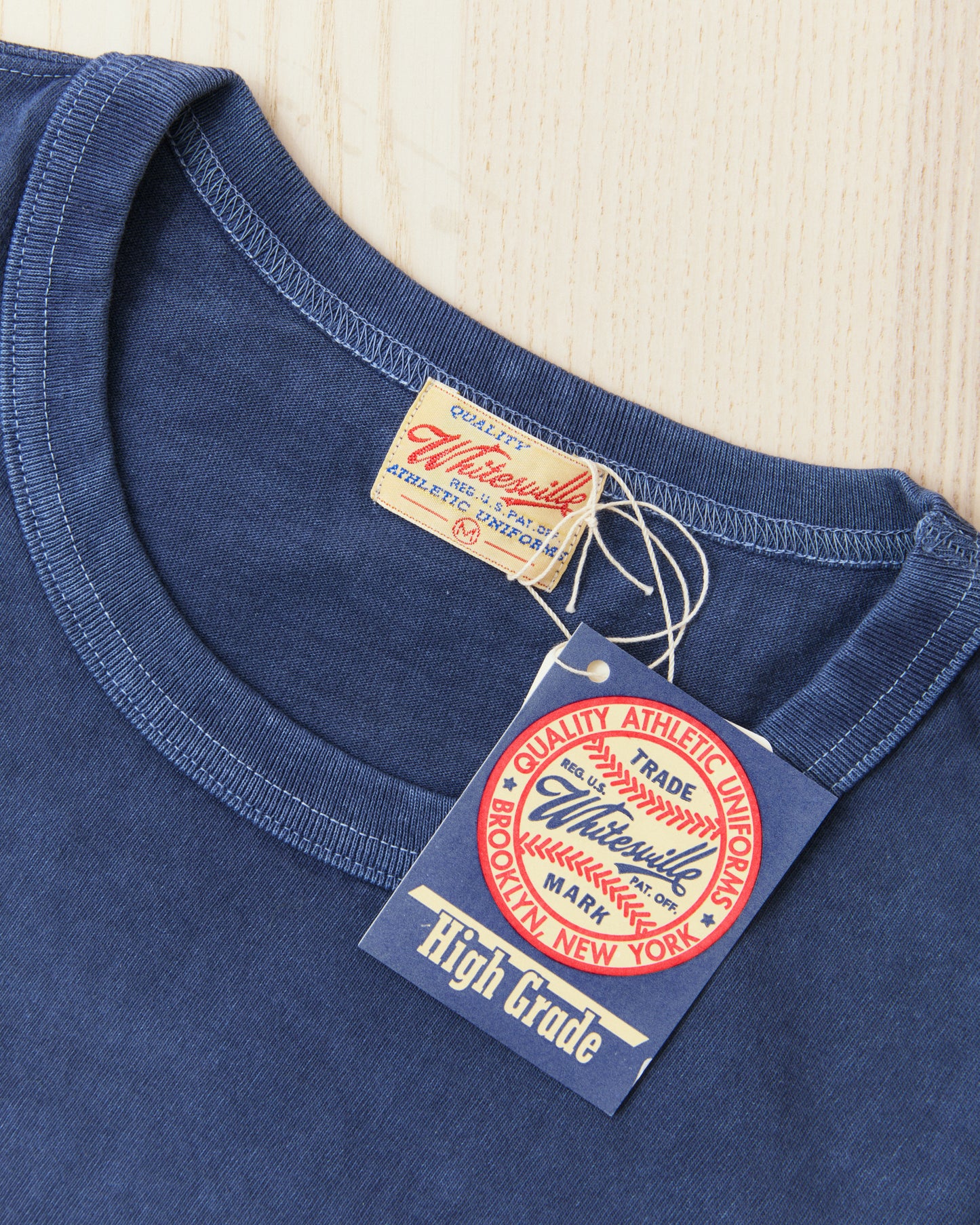 Whitesville Lot No. WV79531-128 Pigment Dye Pocket T-Shirt Navy