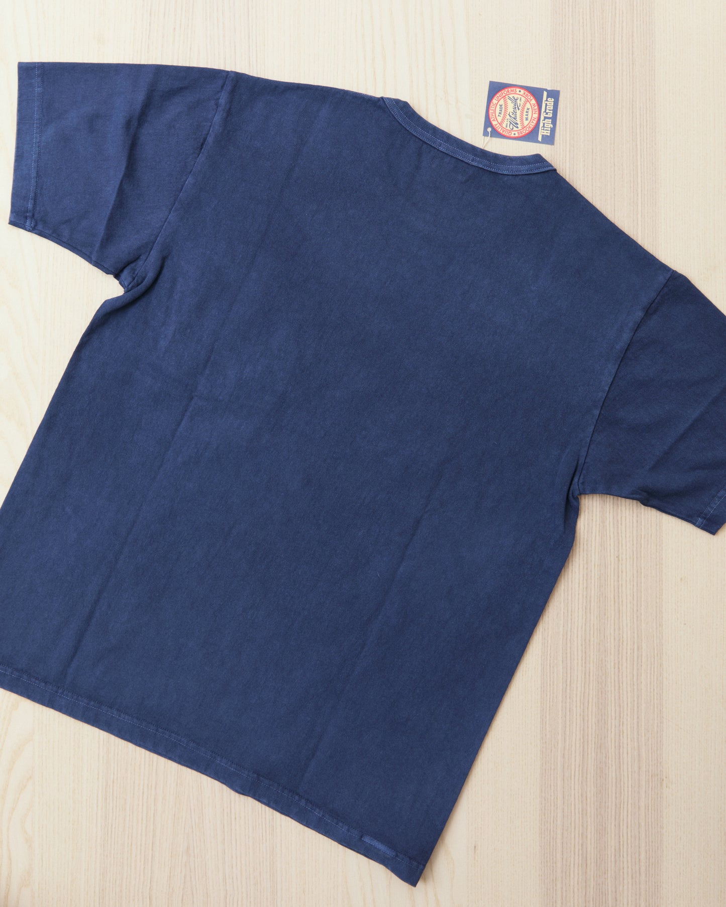 Whitesville Lot No. WV79531-128 Pigment Dye Pocket T-Shirt Navy