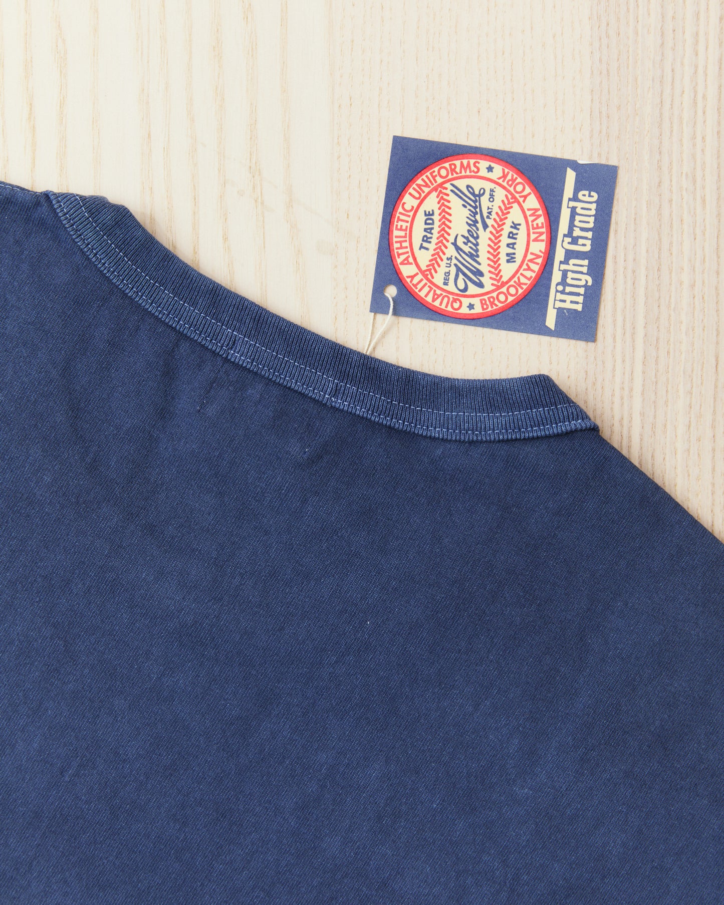 Whitesville Lot No. WV79531-128 Pigment Dye Pocket T-Shirt Navy