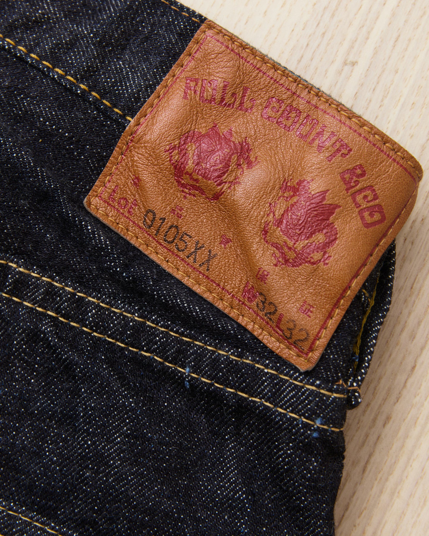 Fullcount 0105XXW 15.5oz Wide Indigo Denim