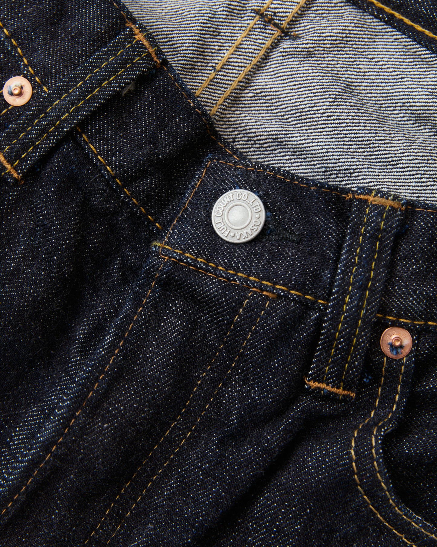 Fullcount 0105XXW 15.5oz Wide Indigo Denim