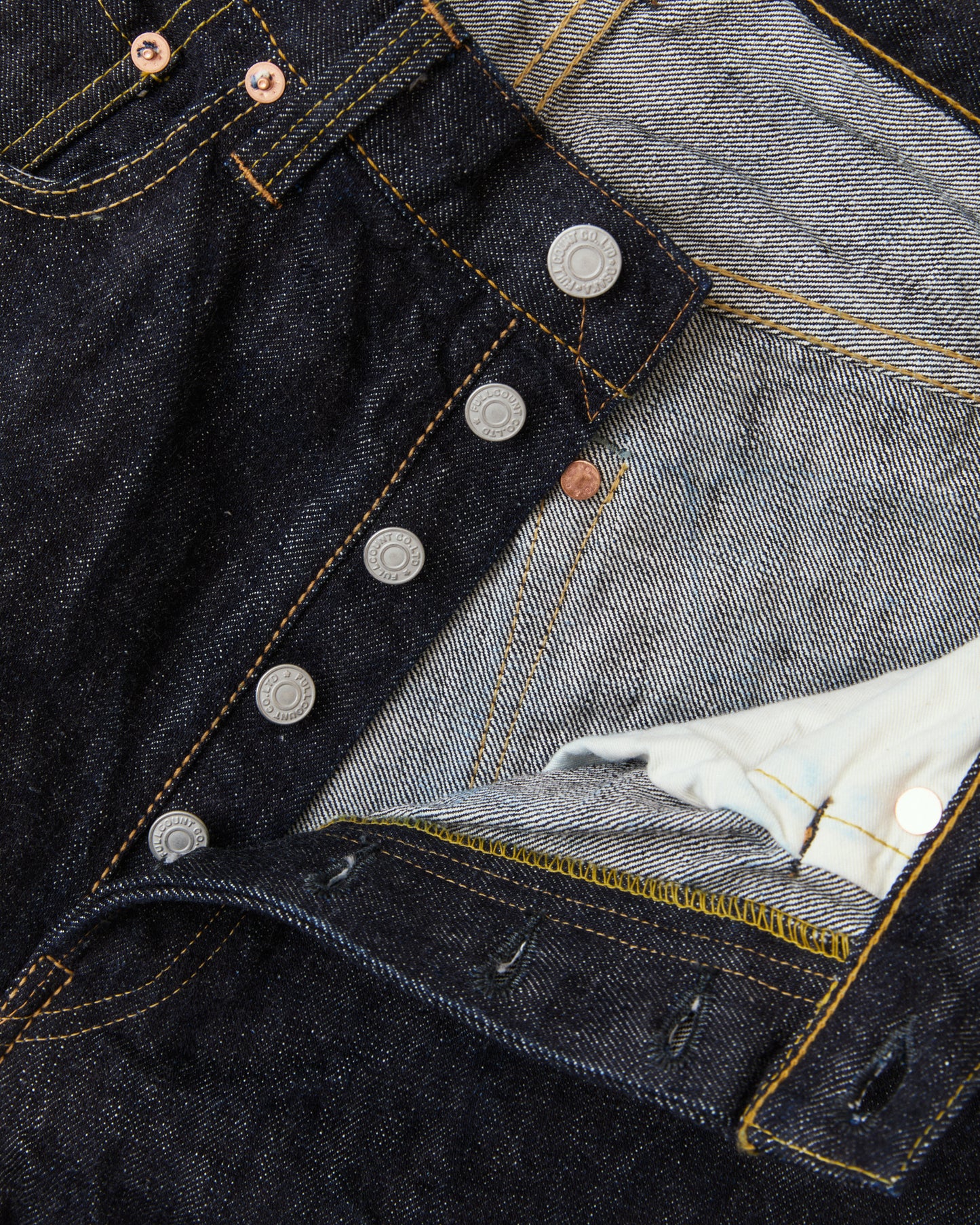 Fullcount 0105XXW 15.5oz Wide Indigo Denim