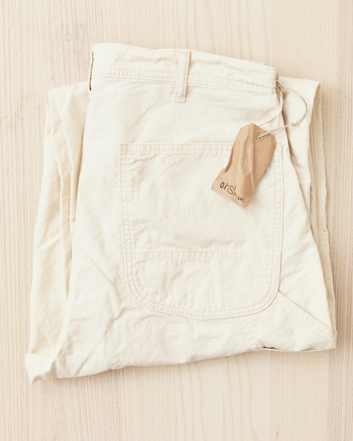 OrSlow 01-5126-66K Wide Fit 30's Painter Pants Ecru