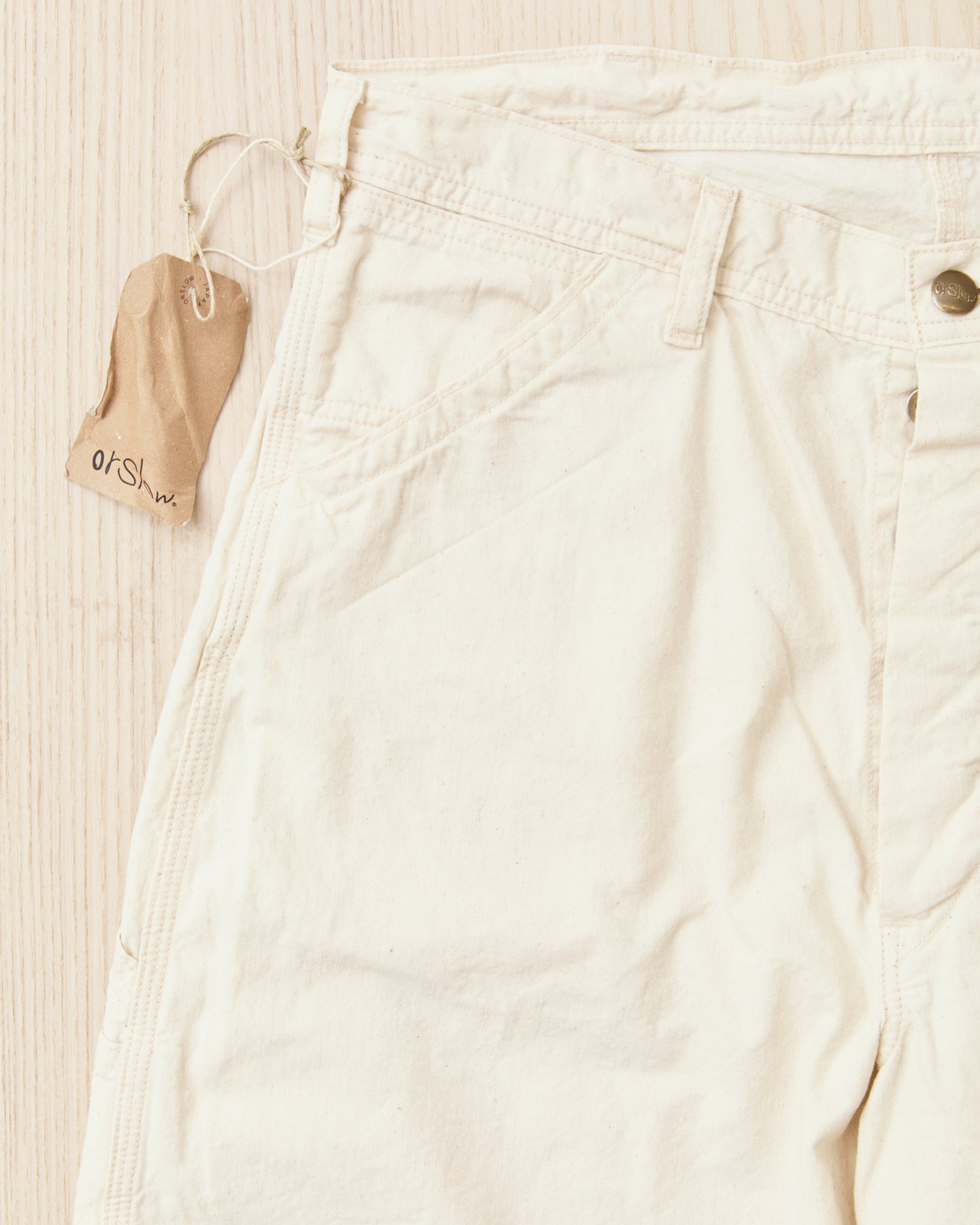 OrSlow 01-5126-66K Wide Fit 30's Painter Pants Ecru