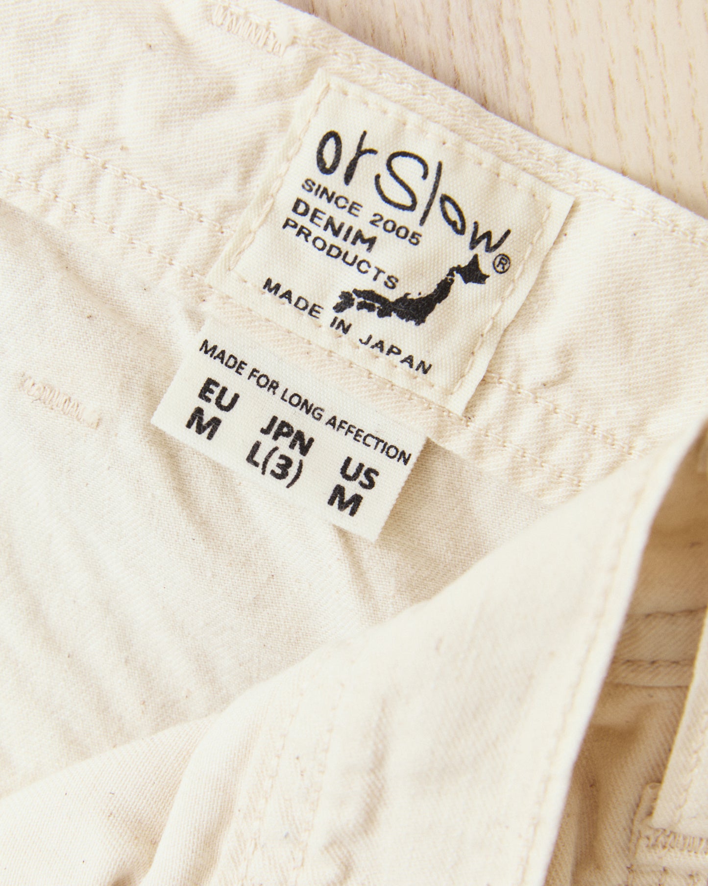 OrSlow 01-5126-66K Wide Fit 30's Painter Pants Ecru