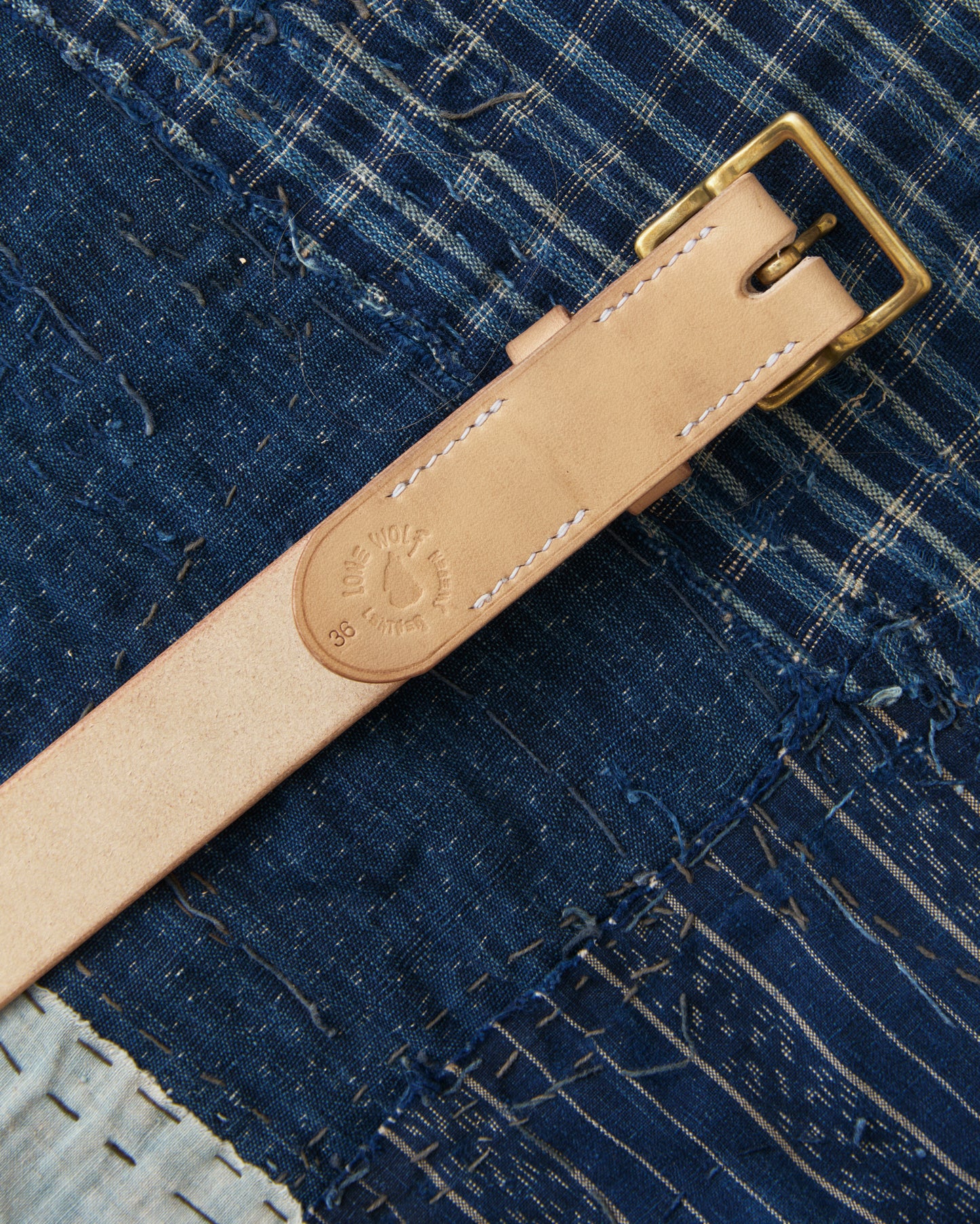 Lone Wolf Leathers Work Belt Natural