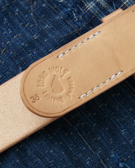 Lone Wolf Leathers Work Belt Natural