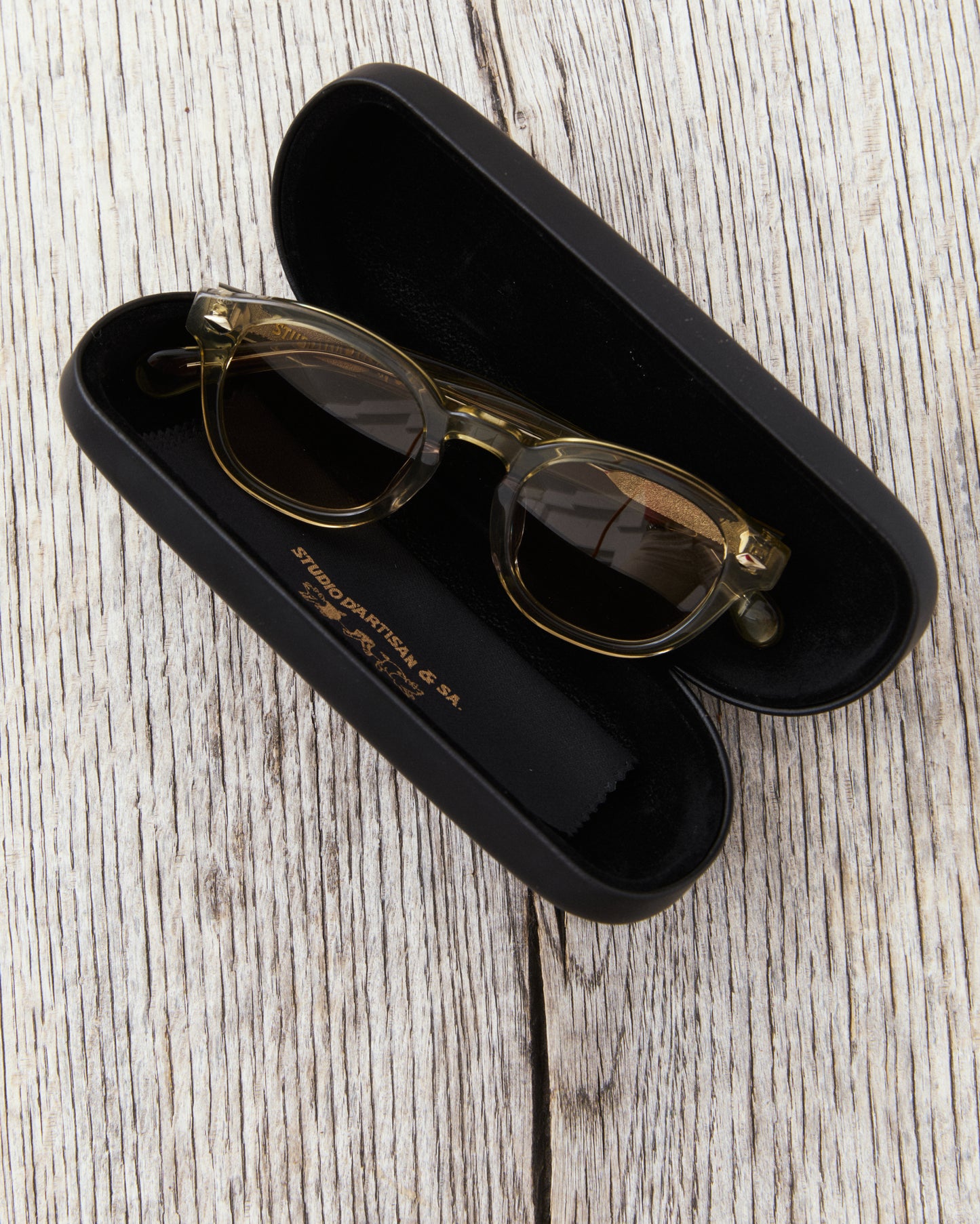 Studio D'artisan & Sa. Acetate Sunglasses Yellow 7558