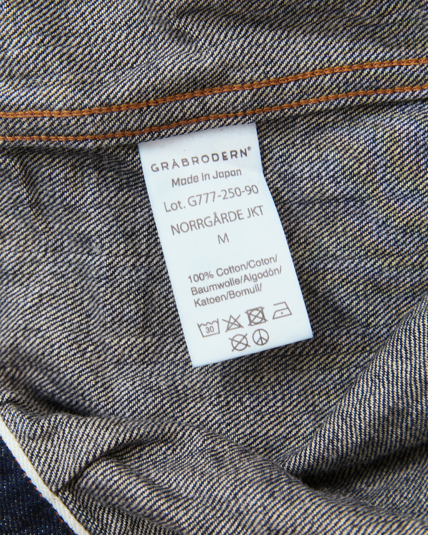 Gråbrodern Norrgårde Jacket Wrinkle Wash Lot Nr G777-250-82
