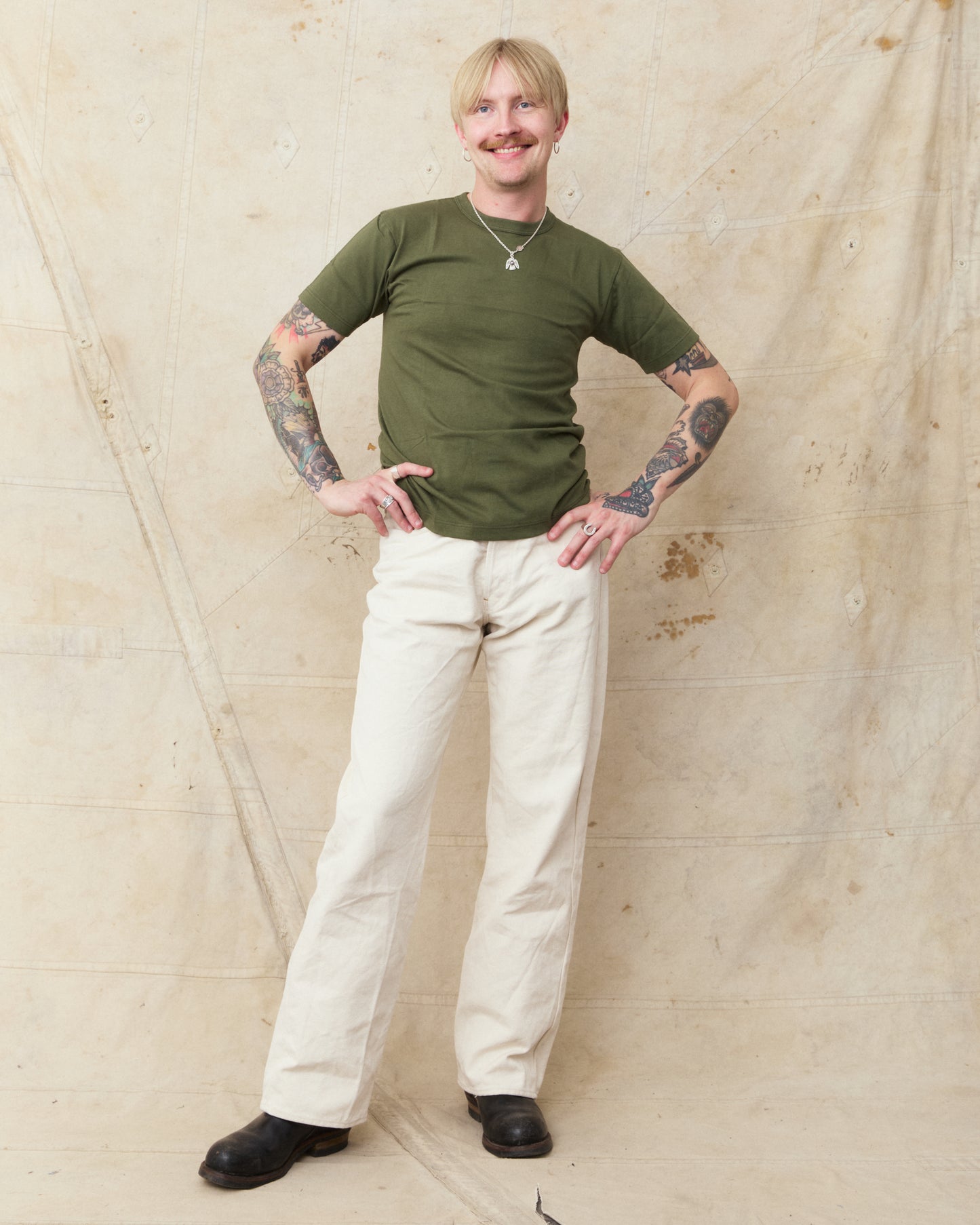 Buzz Rickson's BR78960 Package T-Shirt Government Issue Olive