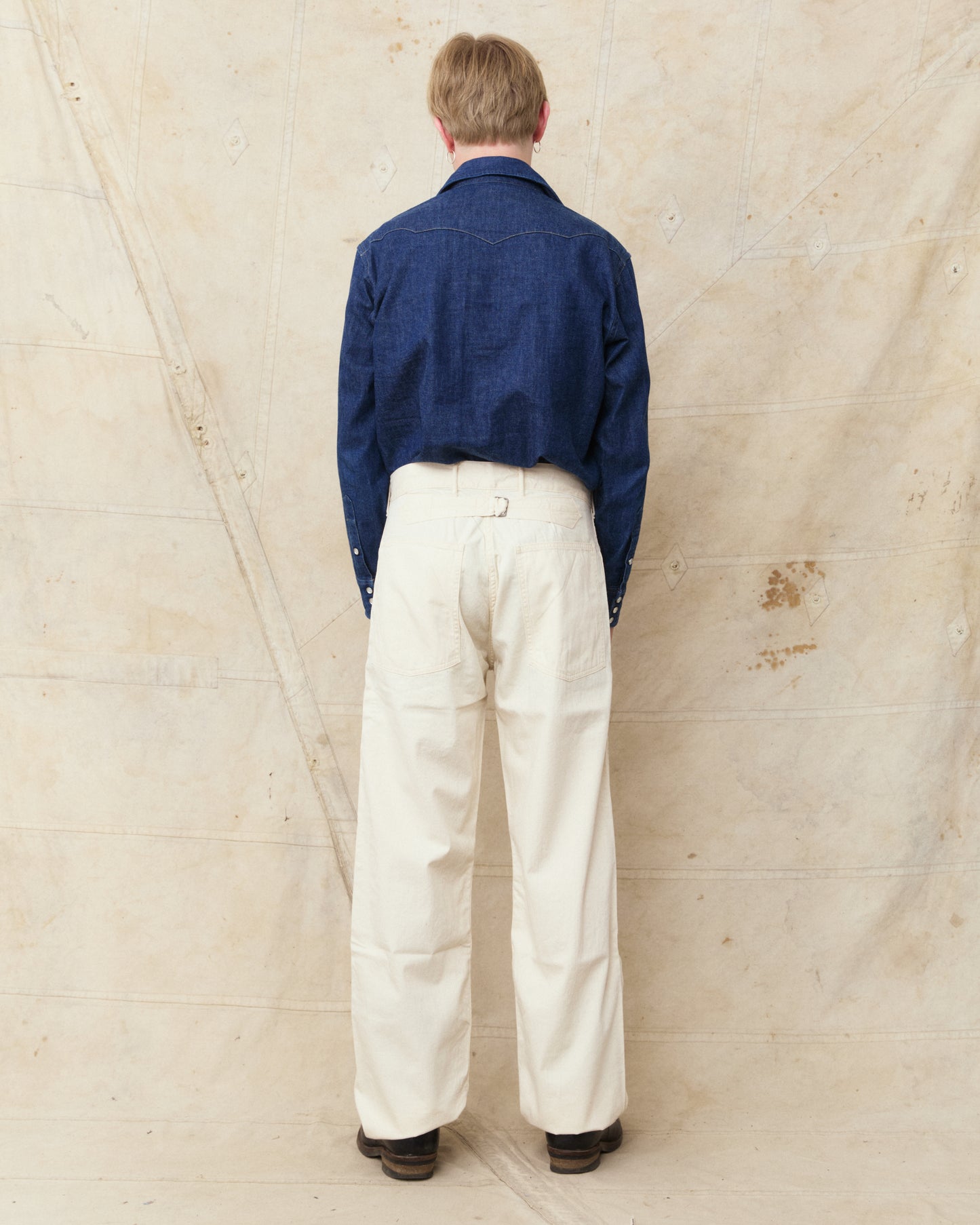 Buzz Rickson's Working White Twill Trousers BR42635