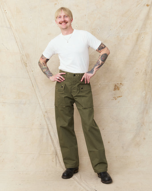 Buzz Rickson's USMC M-44 HBT Twill Pants Short Length BR42501